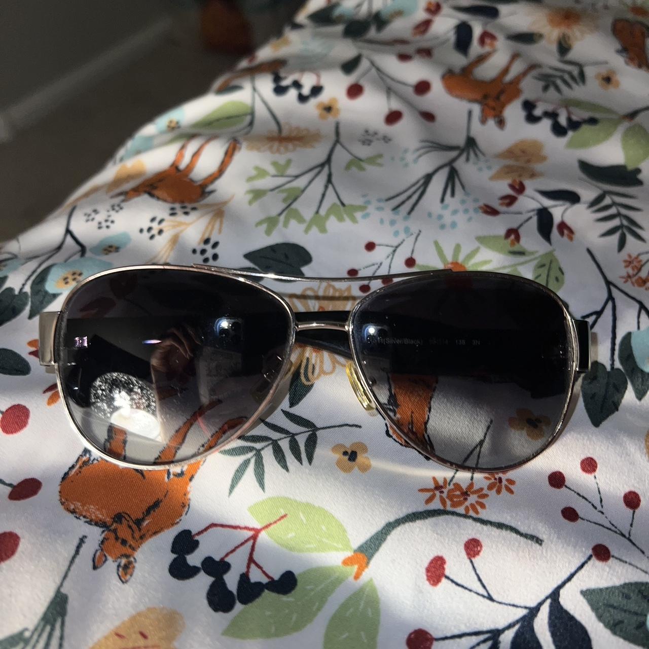 Black Aviator coach sunglasses in great condition - Depop