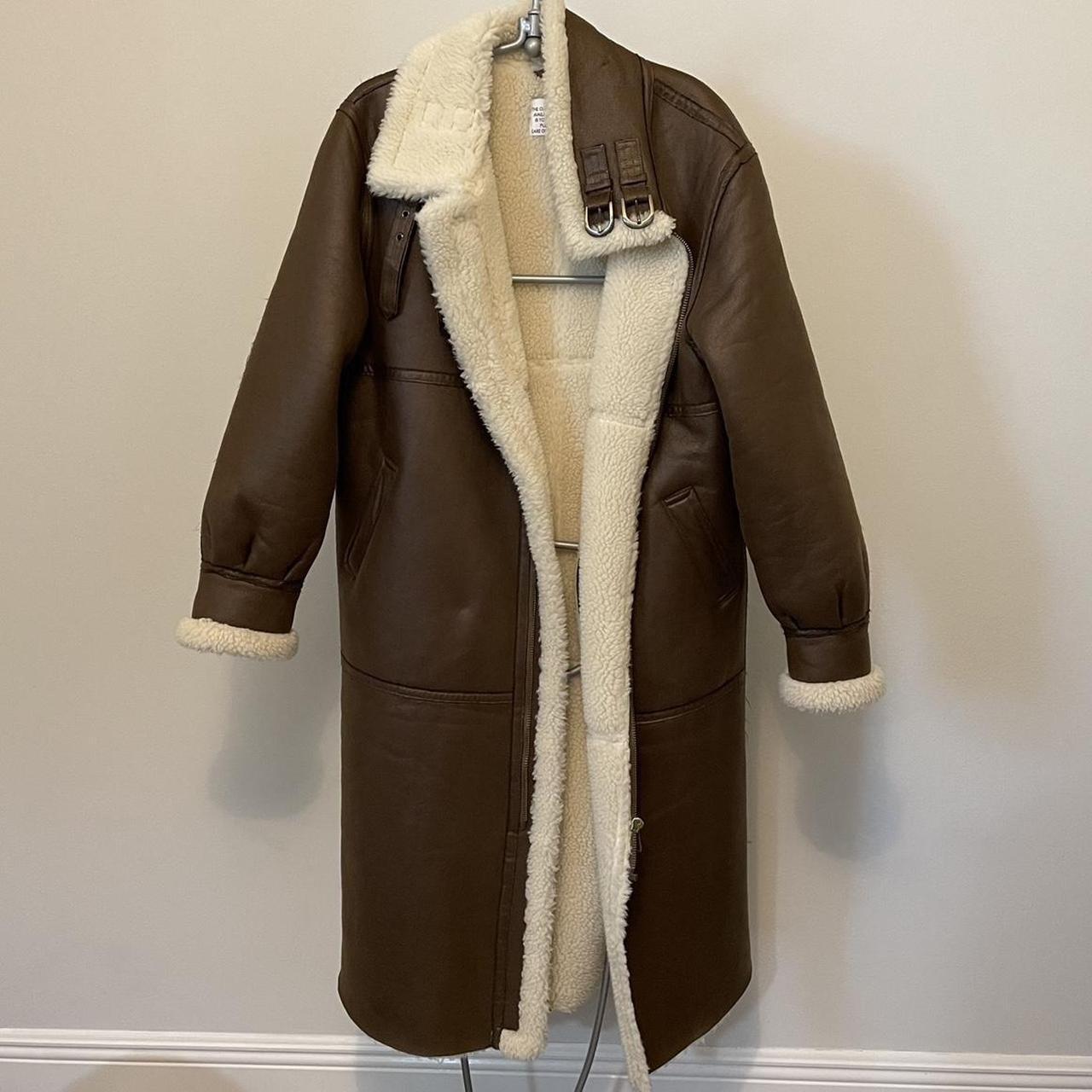 Stylenanda shearling coat One size Worn once like