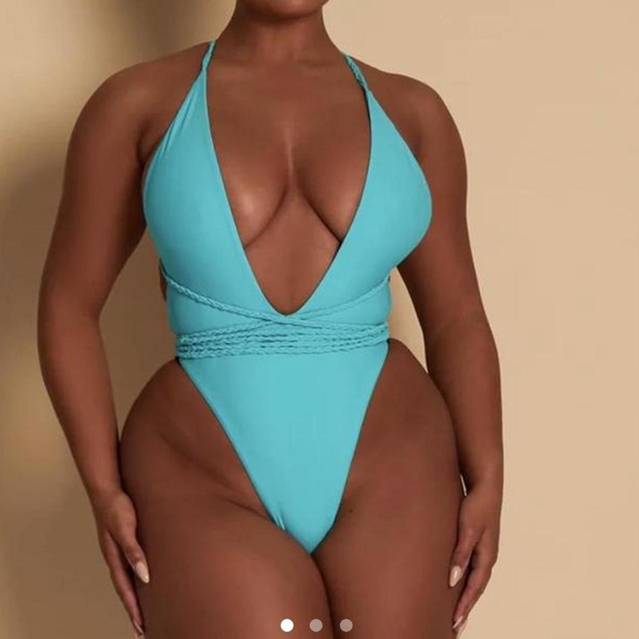 Mars the label fishtail swimsuit aqua