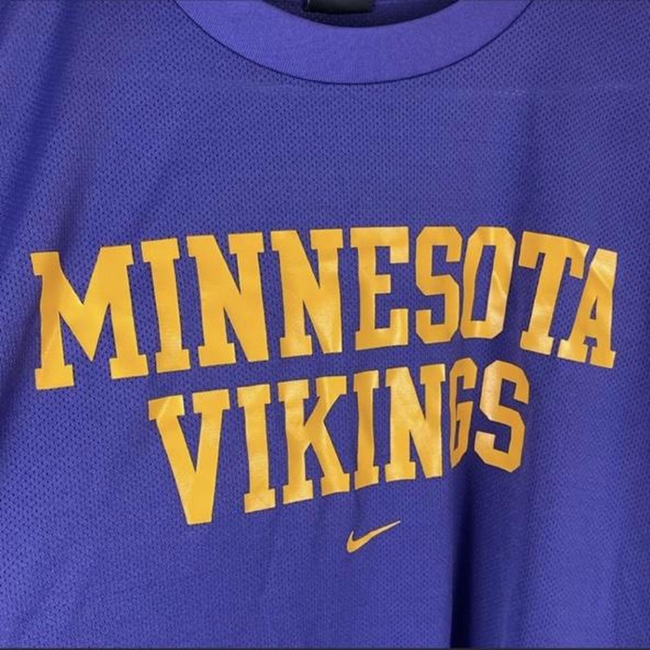 Minnesota Vikings Purple Nike T-Shirt. Fits Men's - Depop