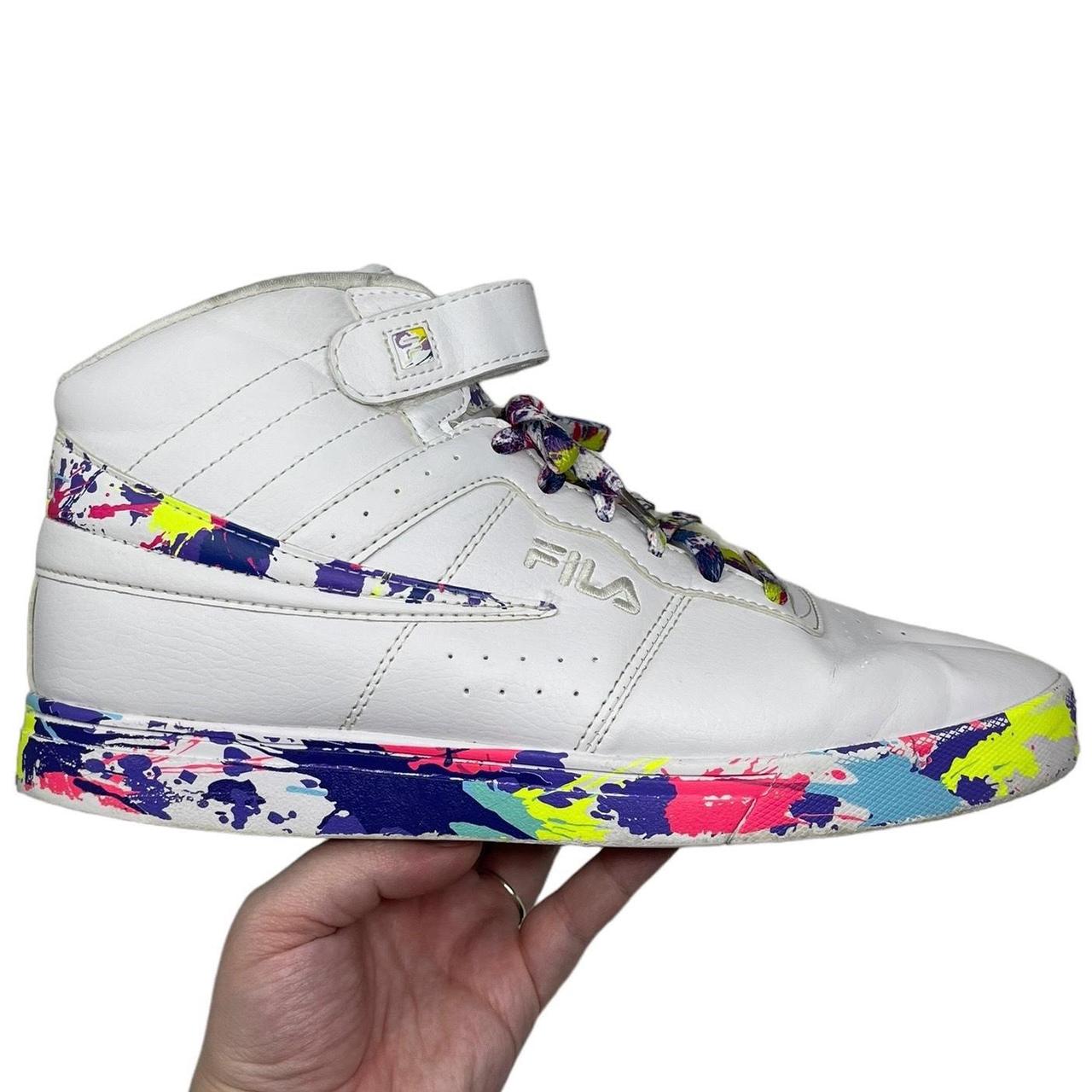 Fila Vulc 13 Paintball Splatter High Top Sneakers | Depop