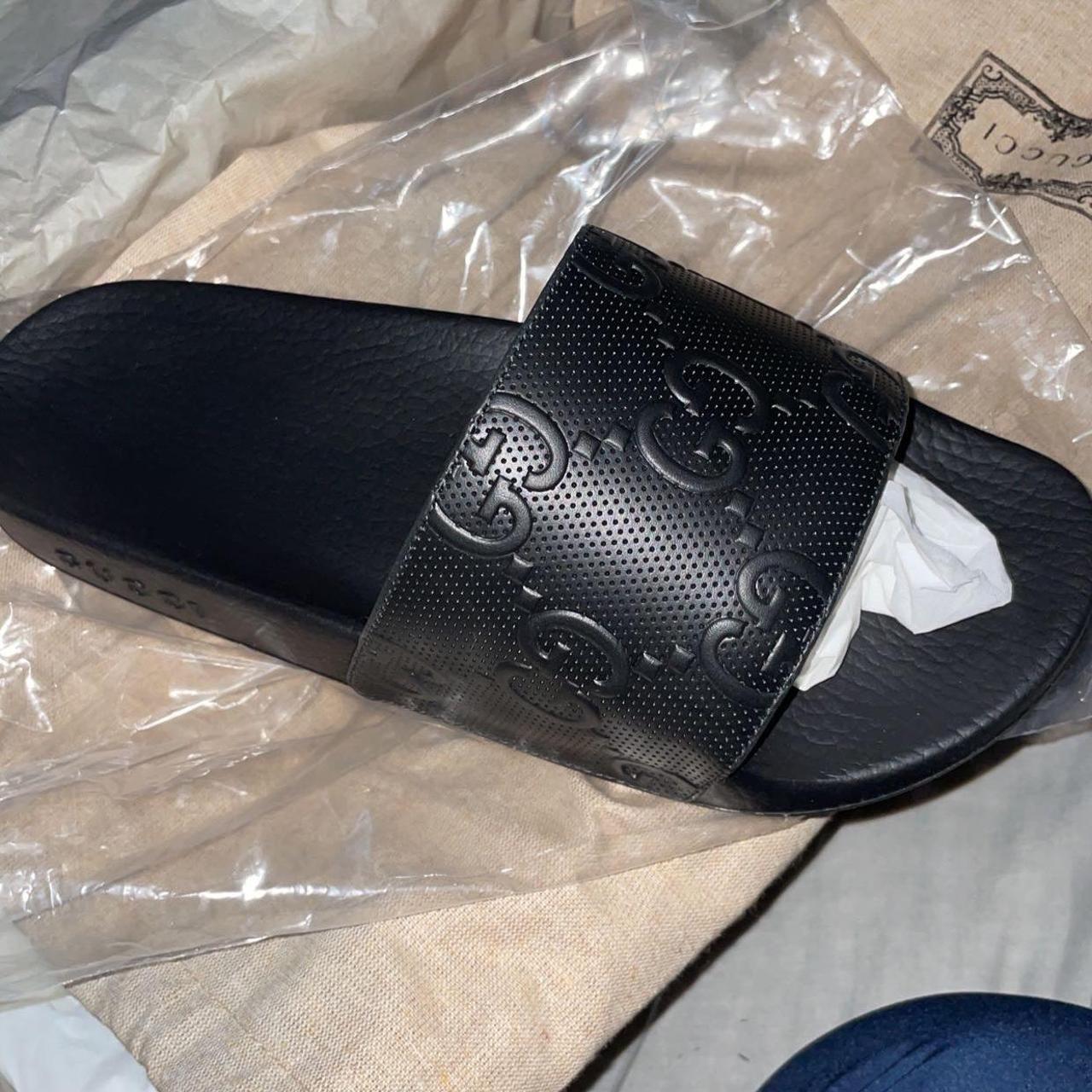 Brand new gucci sliders size 6. Never been worn. Was... - Depop