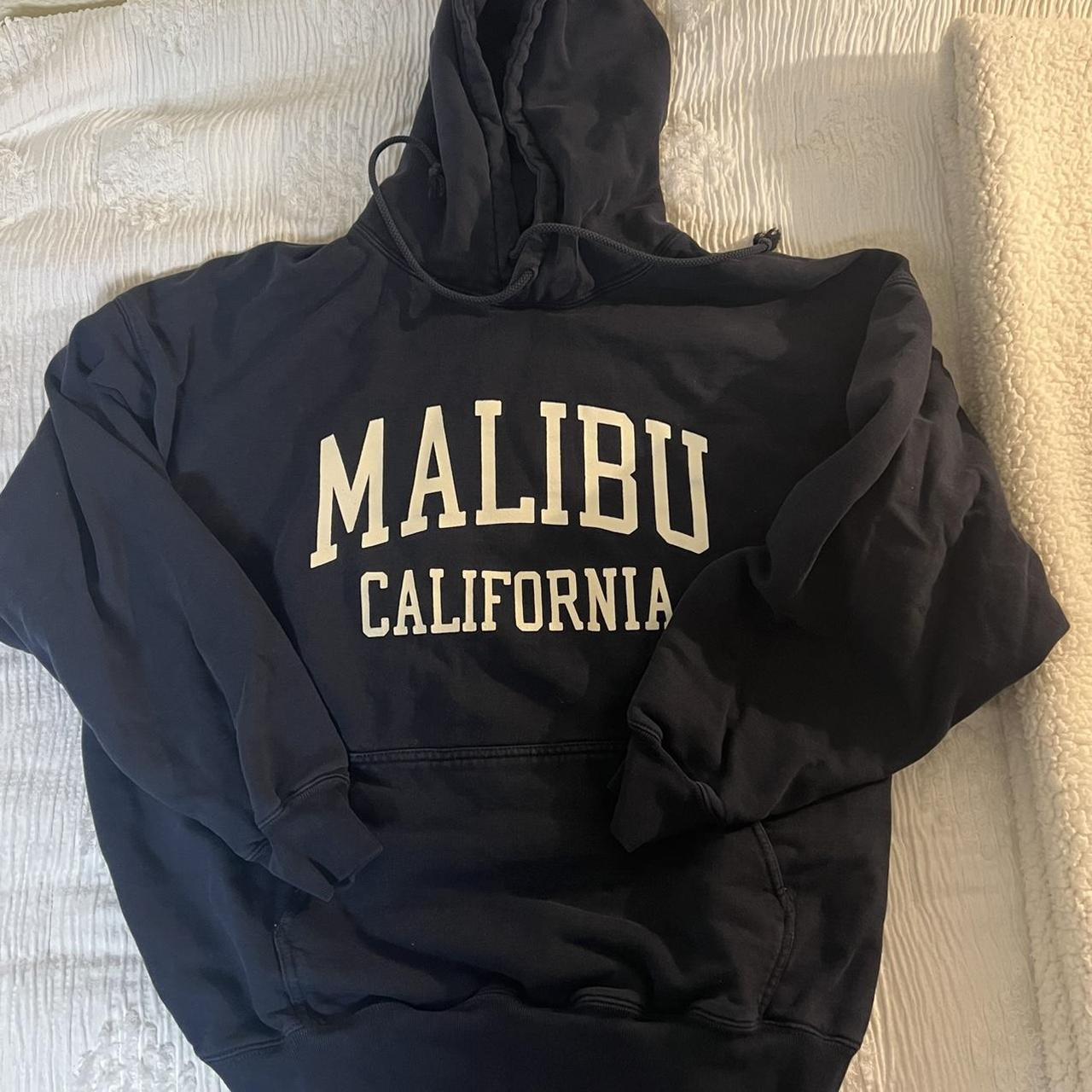 Brandy Melville Navy Malibu Hoodie💙 oversized fit... Depop