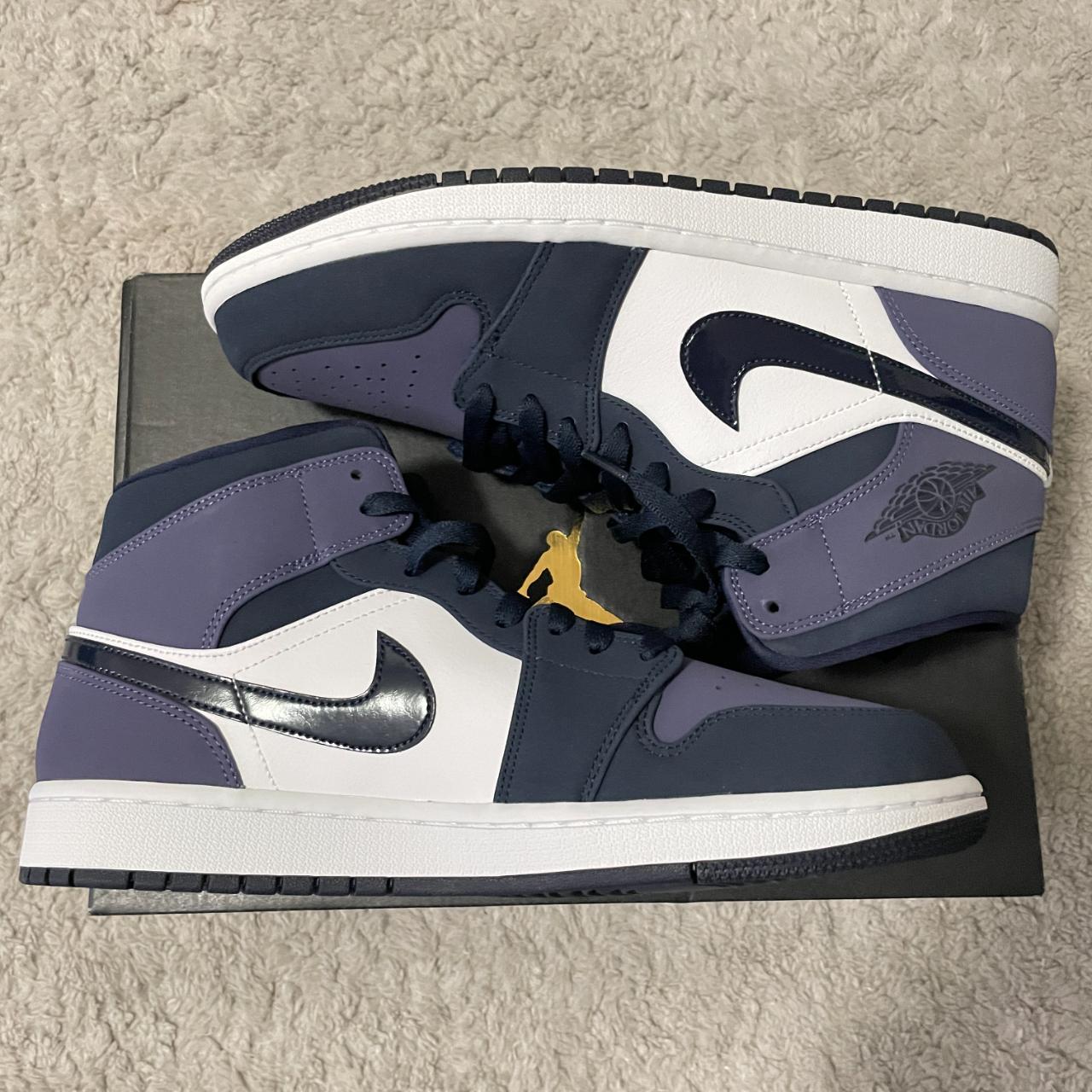 Air jordan 1 mid sanded purple online