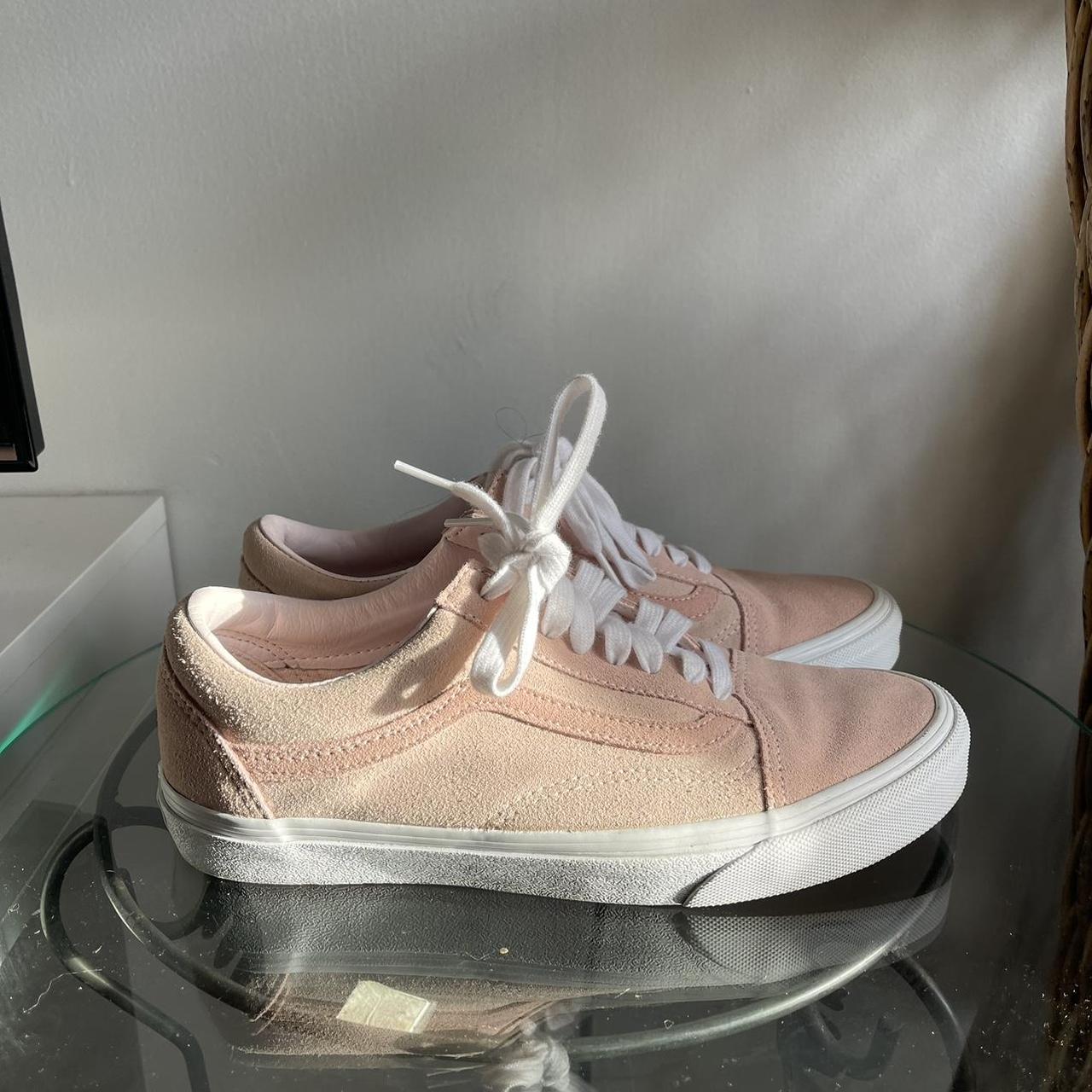 Dusty Pink Suede Vans. Size 8 Men’s, 9.5 Women. In... - Depop