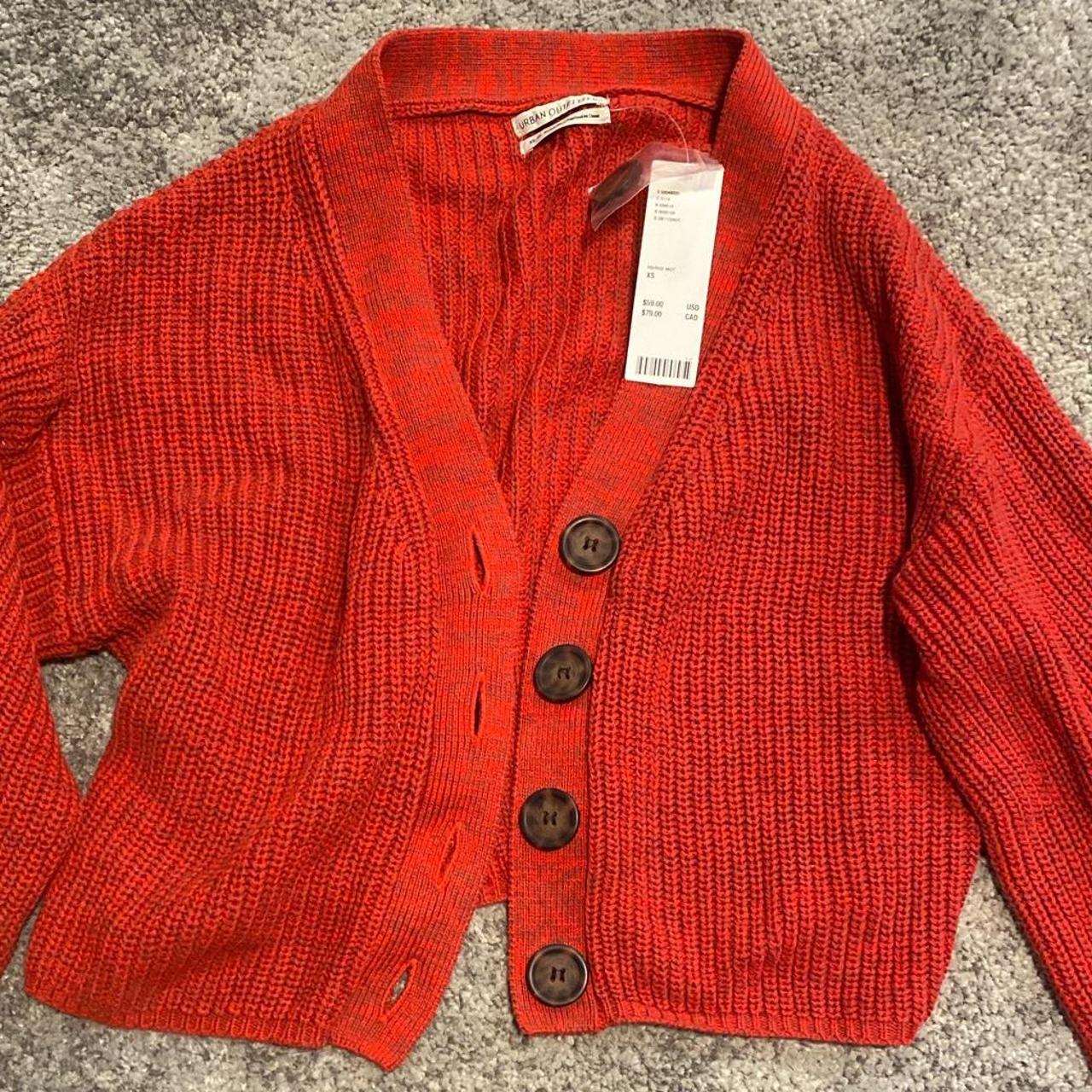 Urban outfitters red outlet cardigan