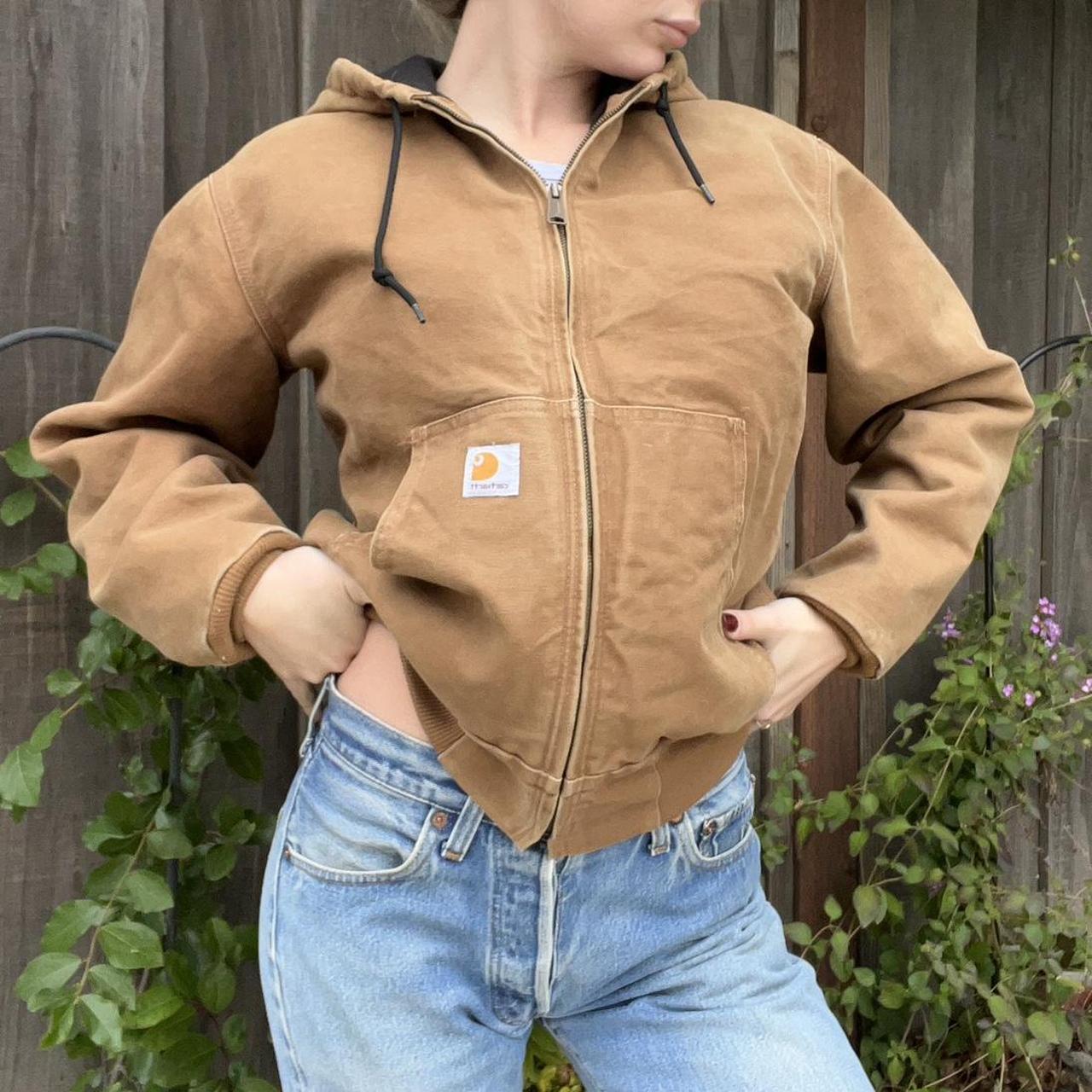 Light tan sale carhartt jacket