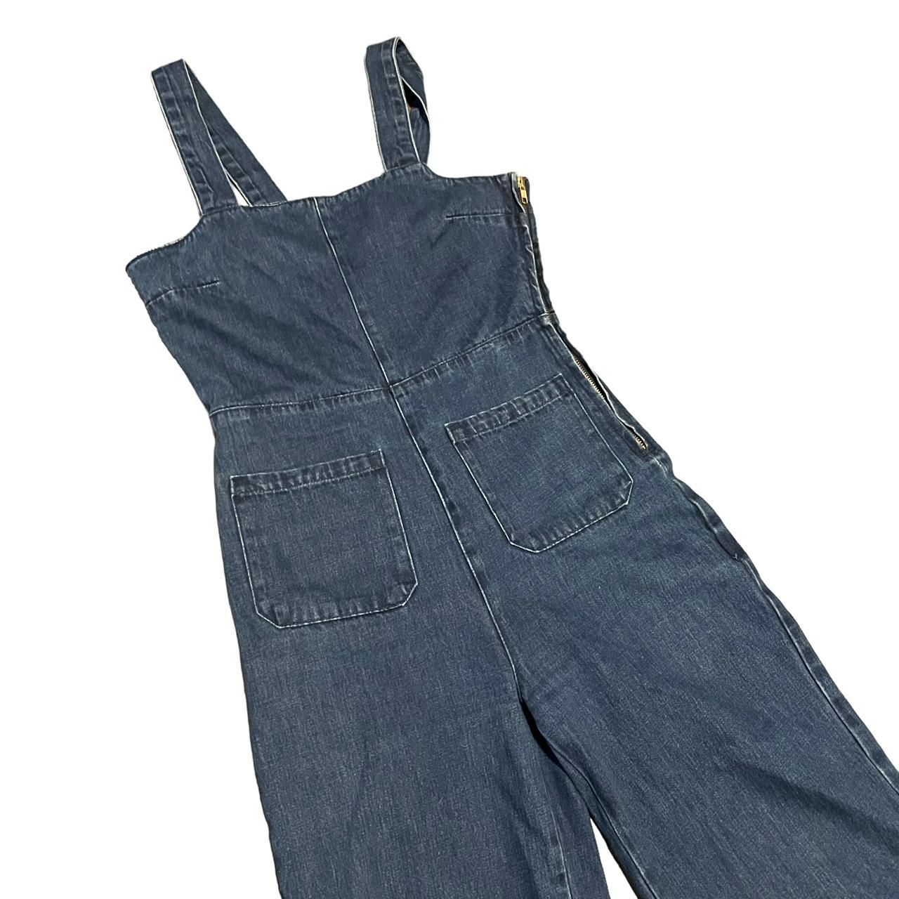 Rolla’s Denim wide leg overalls Sailor jumpsuit... - Depop