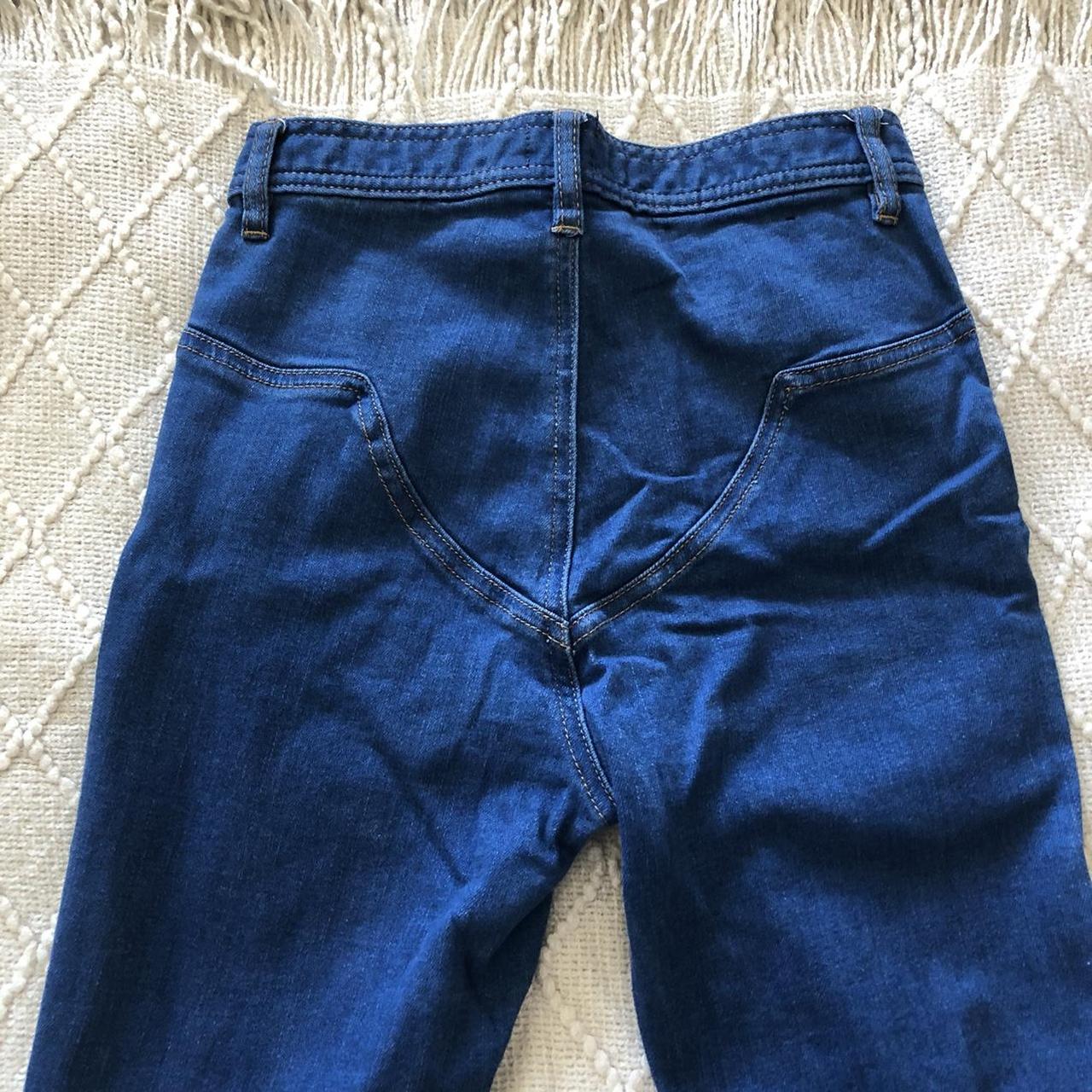 High Waisted Western Style Jeans Great Condition, - Depop