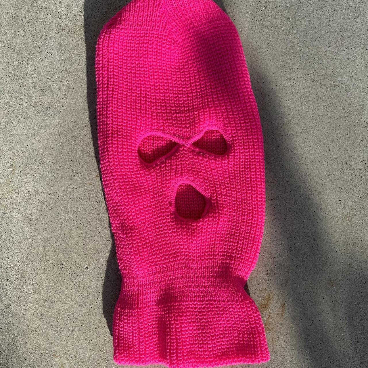 HOT PINK SKI MASK DRIPPY DRIP #SKIMASK #BEANIE - Depop