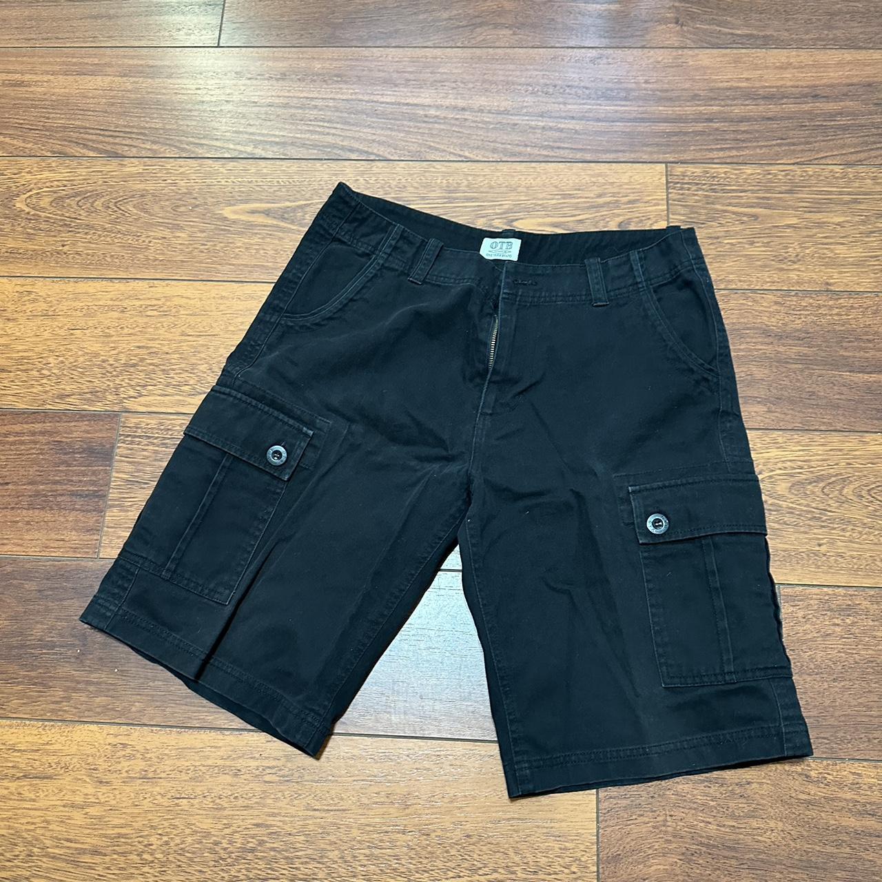 Black Cargo Shorts Size 32 Marked 34 but. Depop