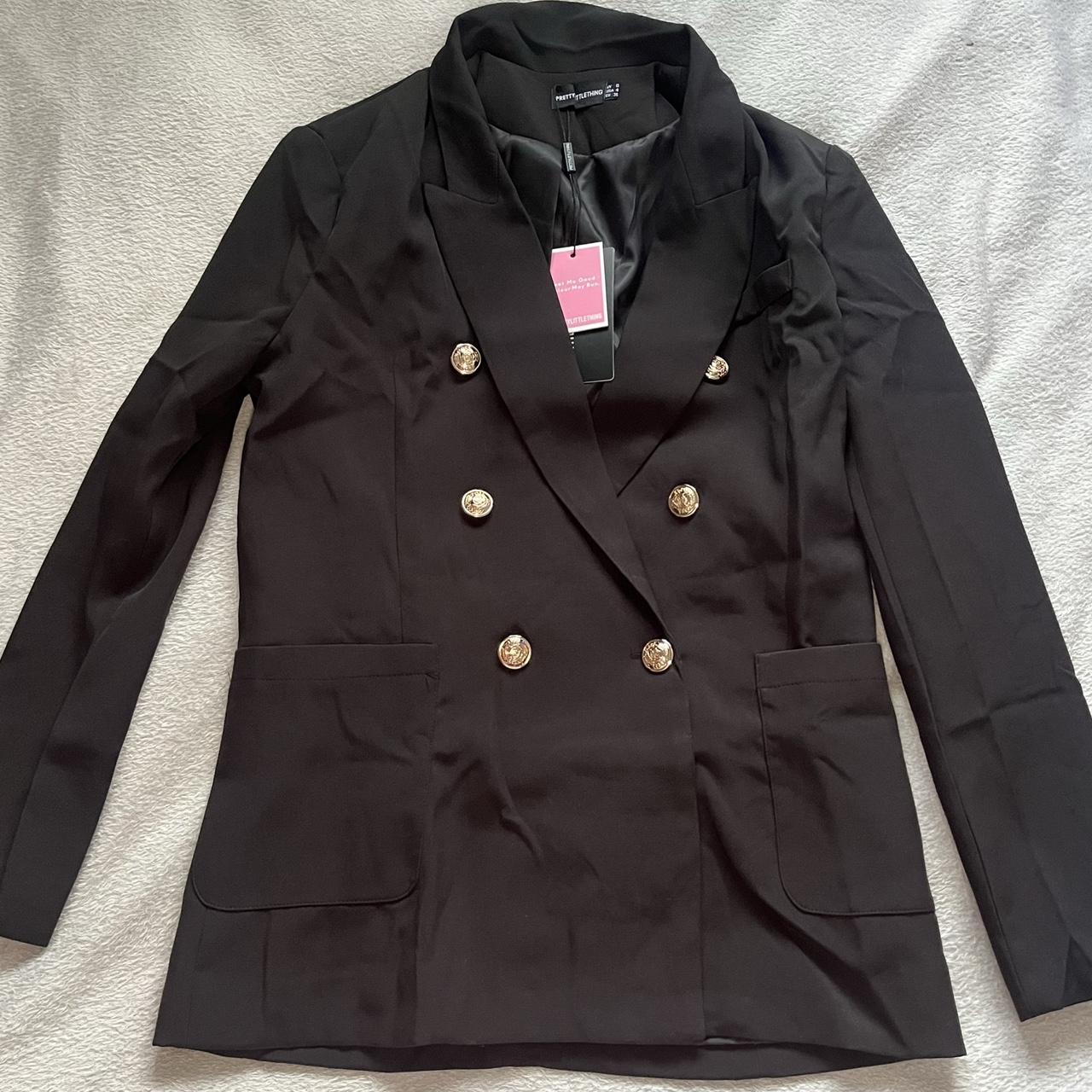 Black PLT Blazer Slightly too big so never worn. - Depop