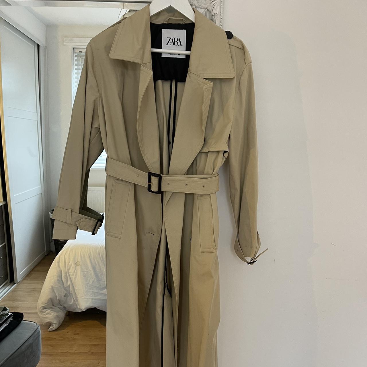 Light trench outlet coat zara