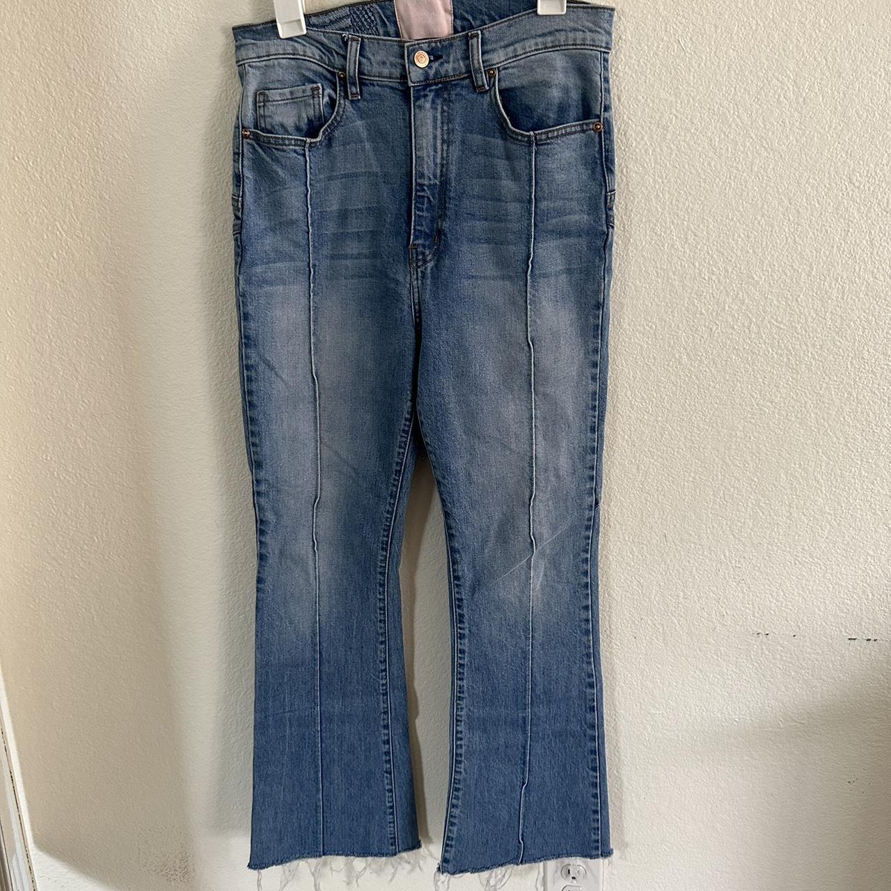 Revice star jeans with cut off at the bottom - Depop