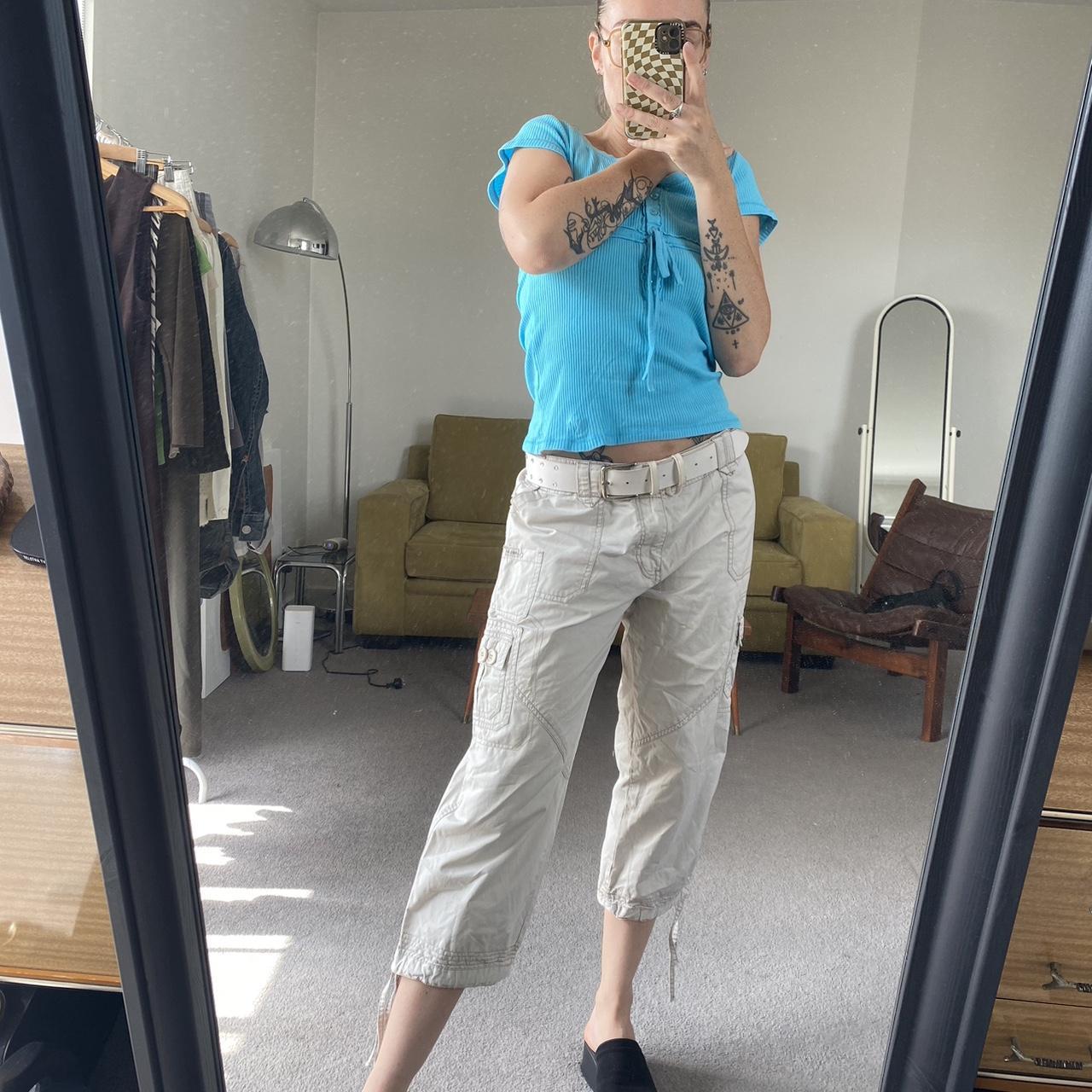 Jeep low rise three quarter cargo pants! Worn with... Depop