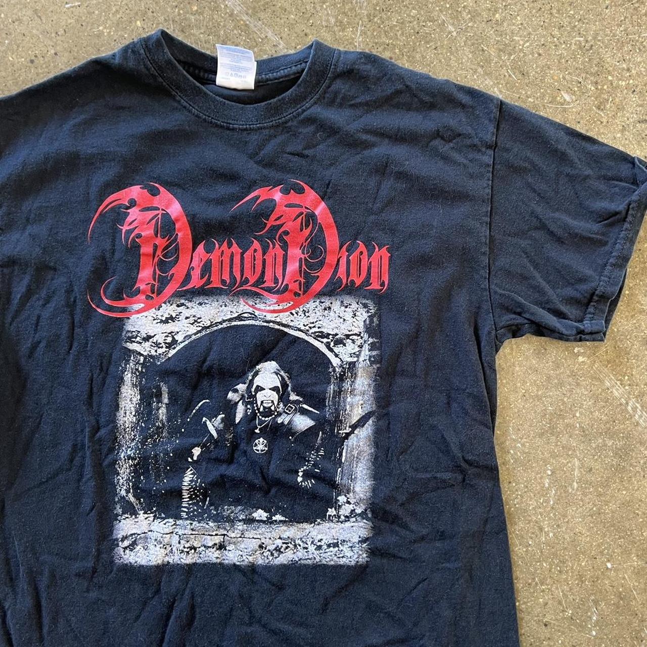 Vintage Style Demon Dion Tee Shirt Heavy... - Depop