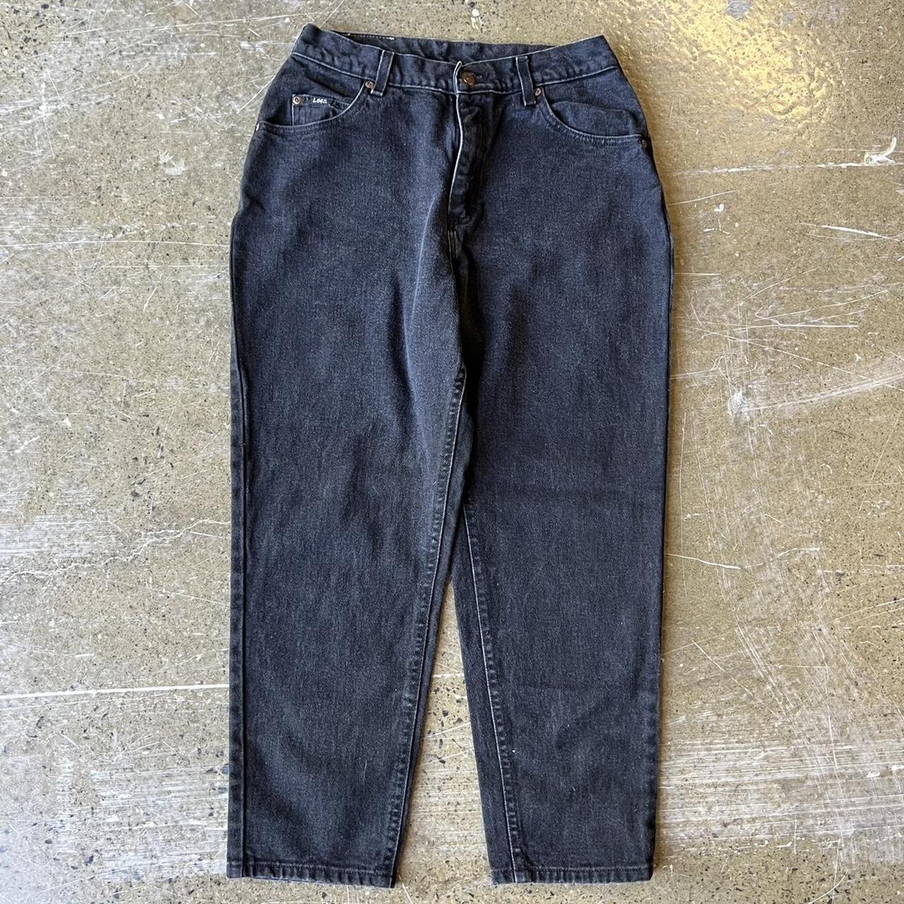 Men's Black and Grey Jeans | Depop