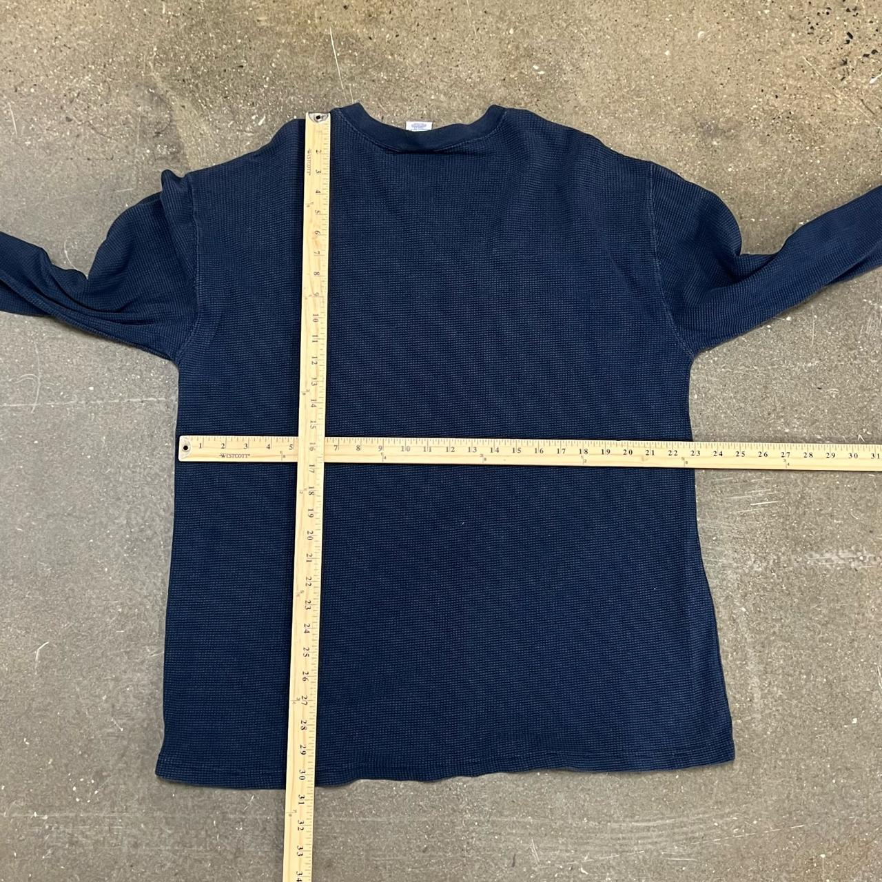 Vintage Y2k Navy Blue Old Navy Long Sleeve Essential... - Depop