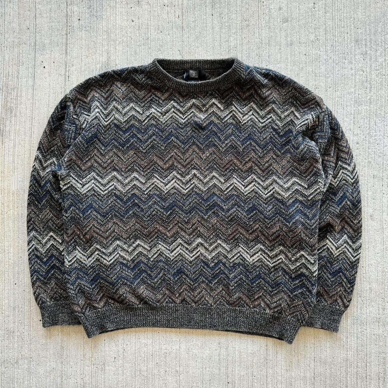 Vintage Earth toned outlet 90's Knitted Sweater