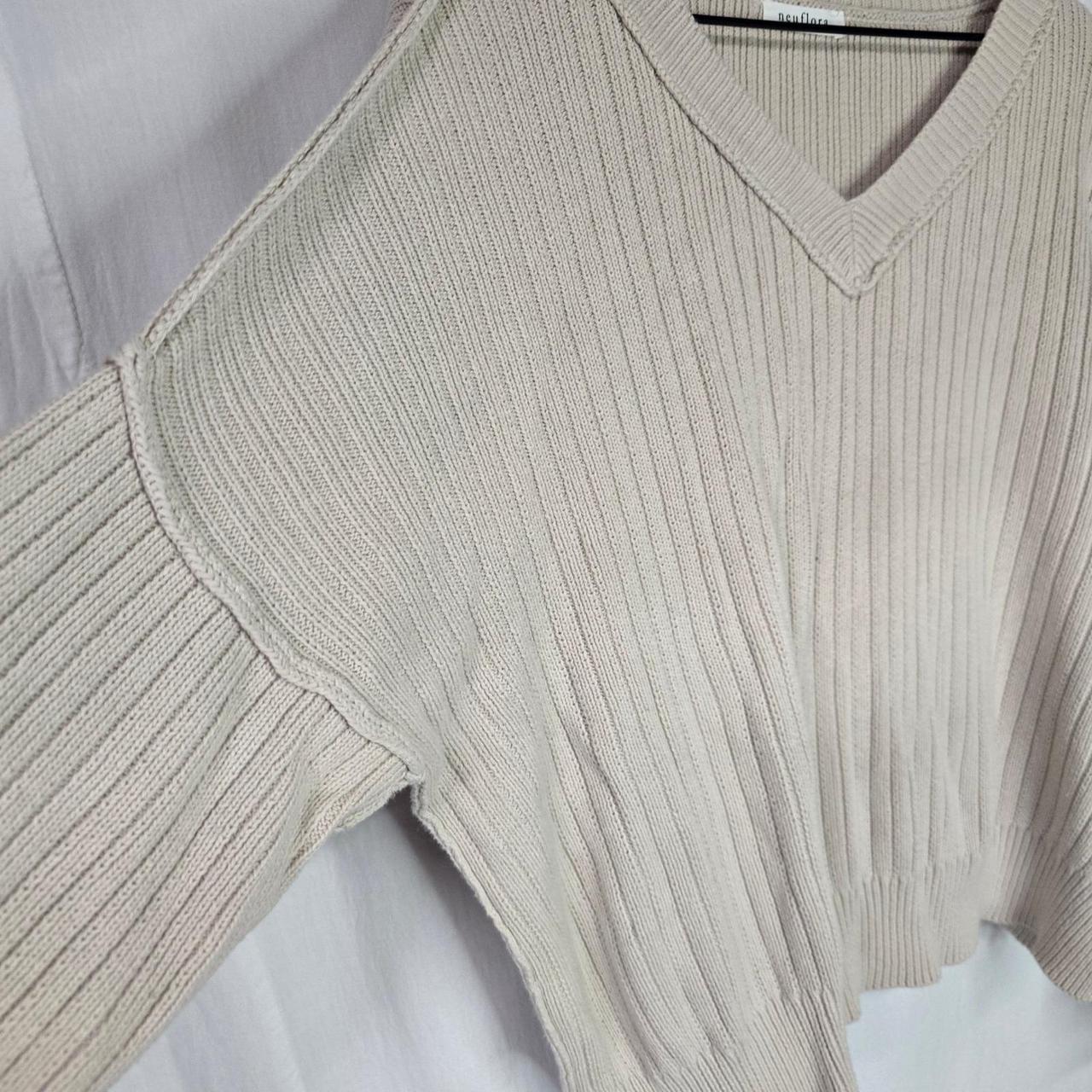 Florabella women's preloved tan boho minimalist casual jumper