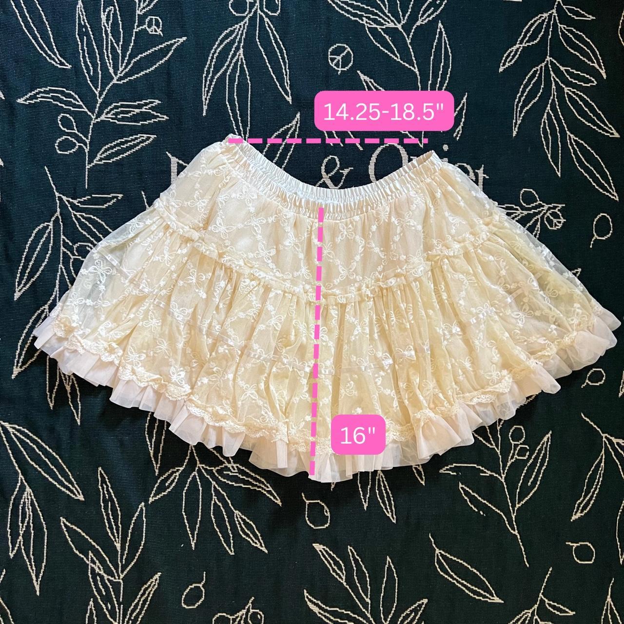 Axes Femme Angelic Butterfly Lace Fluffy Multilayer Depop