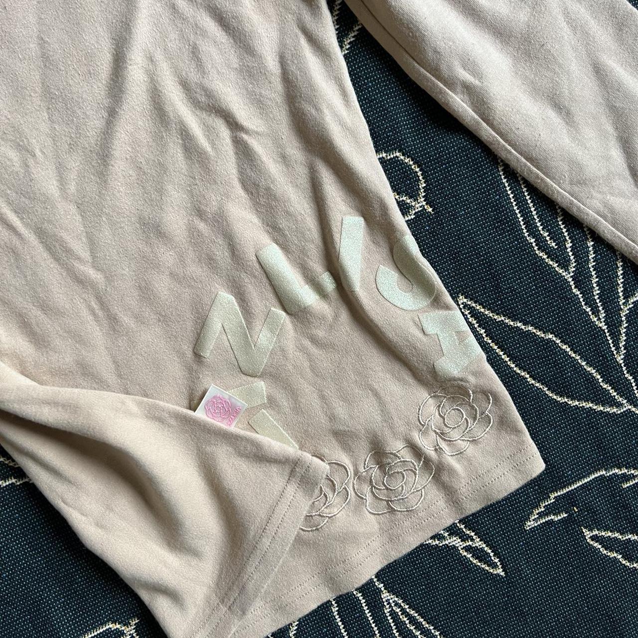 Women's Tan and Cream Shirt | Depop