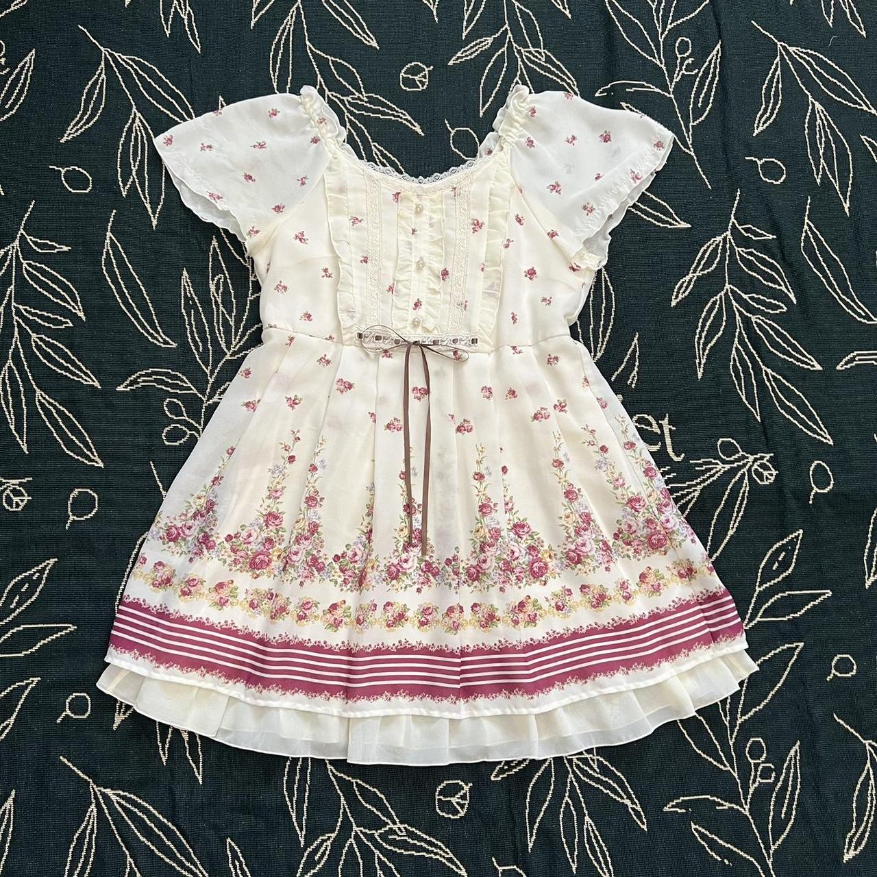 Axes Femme Babydoll Floral Rose Dress Cute light... Depop