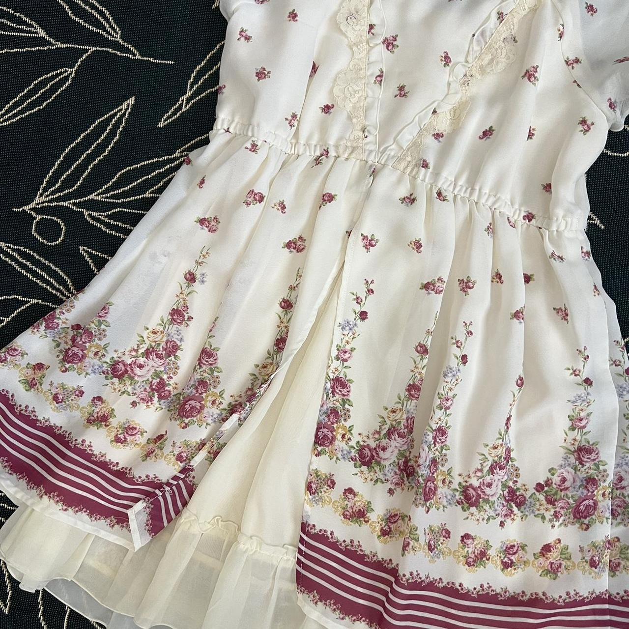 Axes Femme Babydoll Floral Rose Dress Cute light... Depop