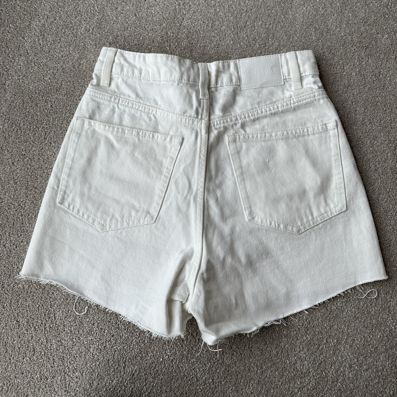 weekday denim shorts