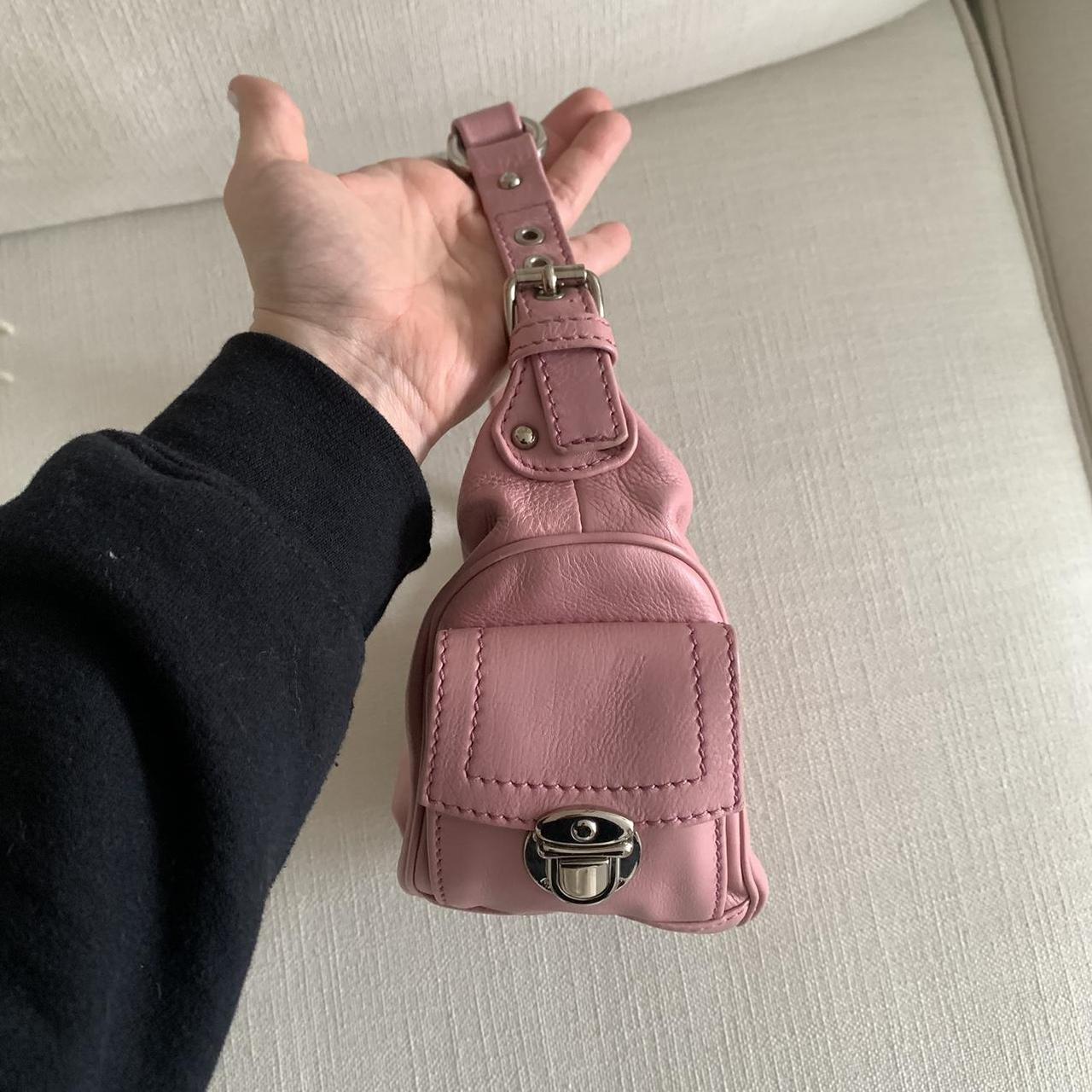 Marc Jacobs Round Leather Crossbody Bag Pink Pony-style calfskin ref.593303  - Joli Closet