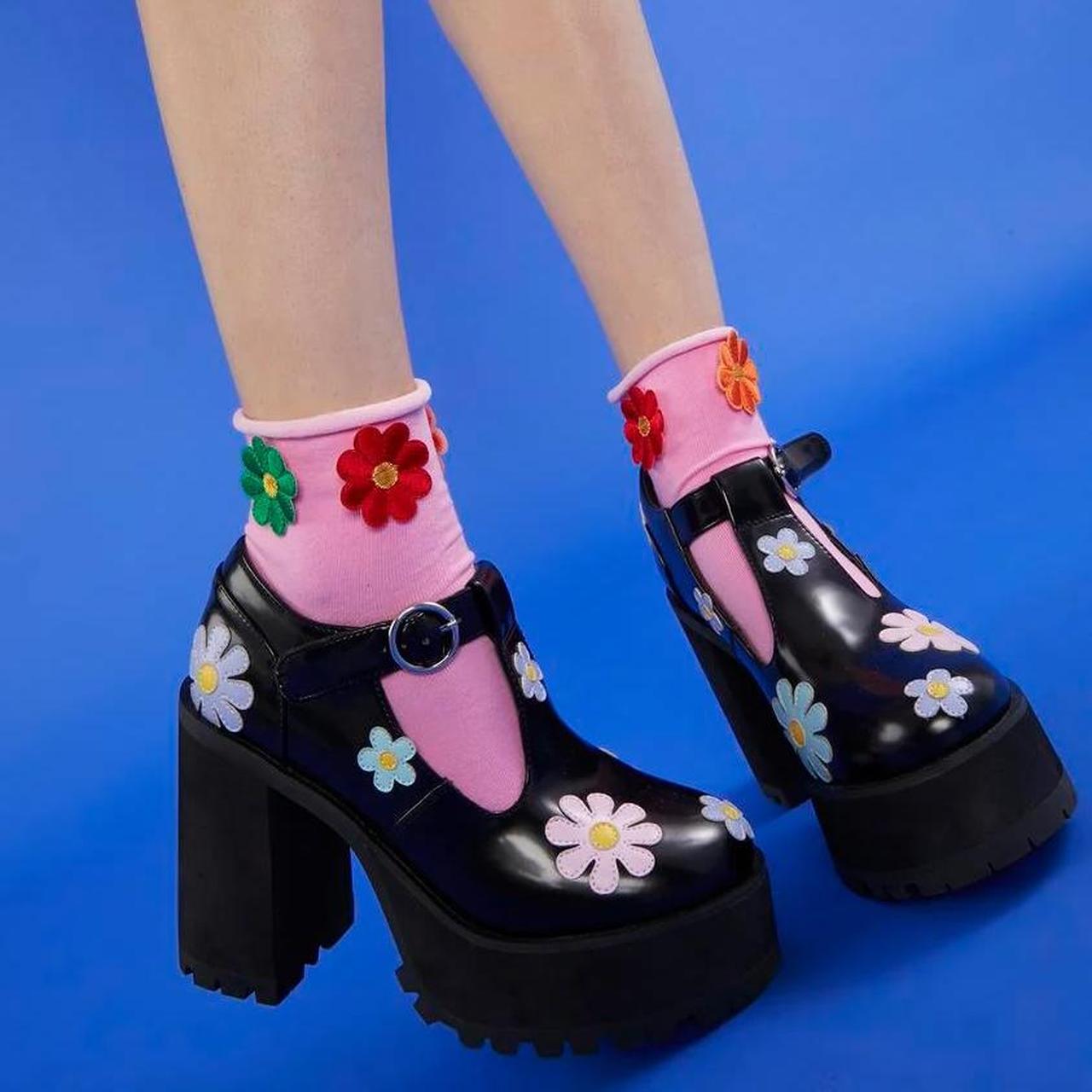 delias platform mary janes