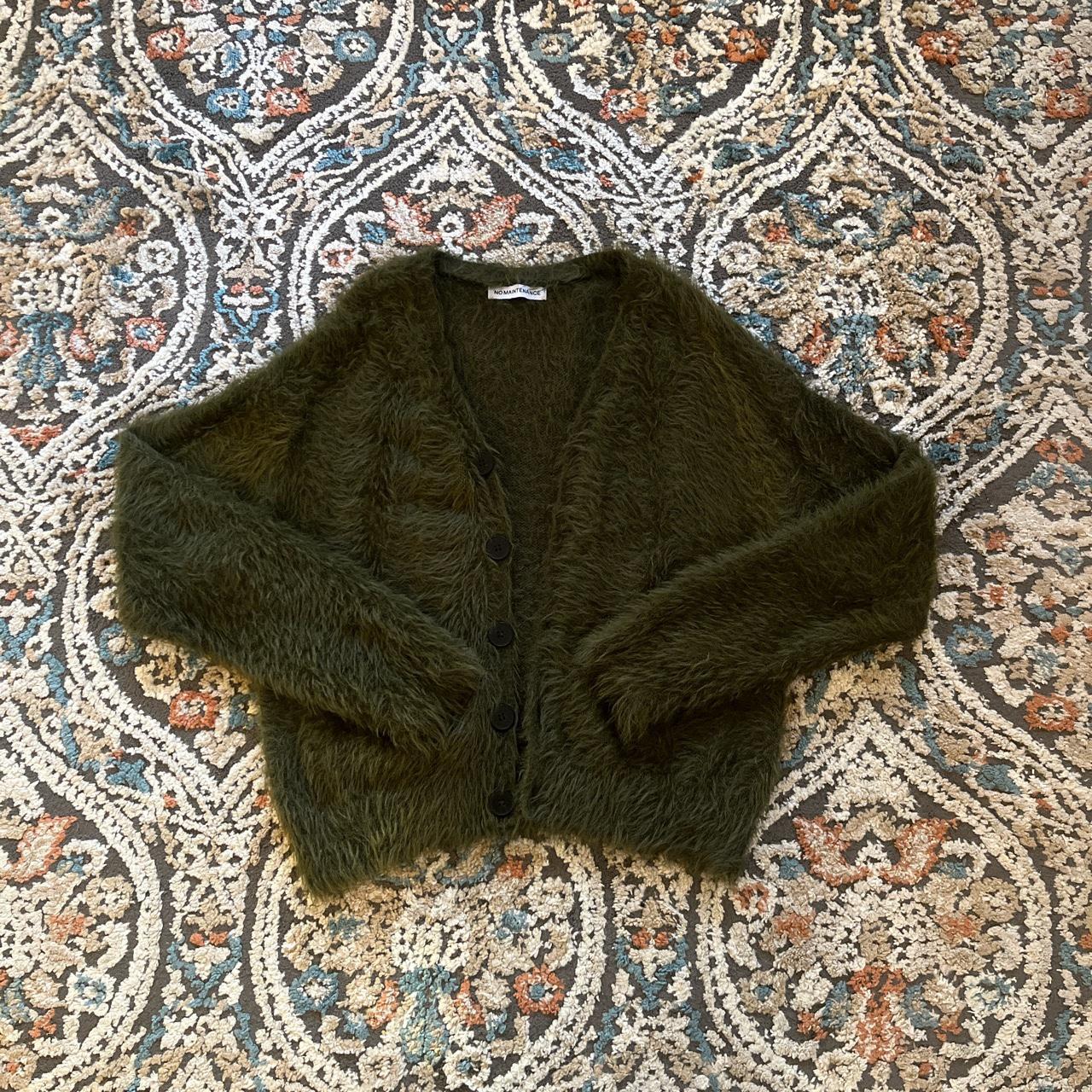 no maintenance shag cardigan john lennon vibes | Depop