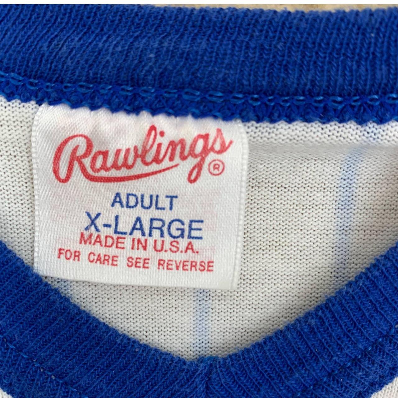 Rawlings Vintage New York Mets Pinstripe Jersey Shirt Adult XL