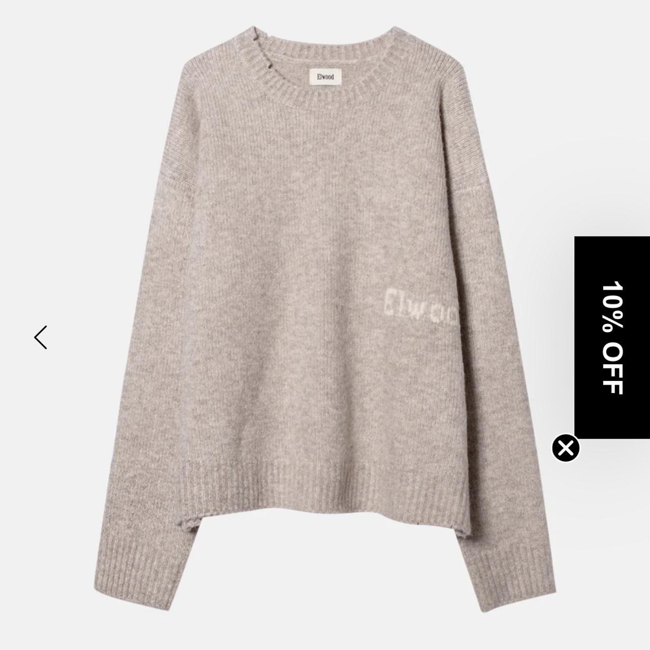 ELWOOD KNIT SWEATER OATMEAL COLOR SIZE XS | Depop