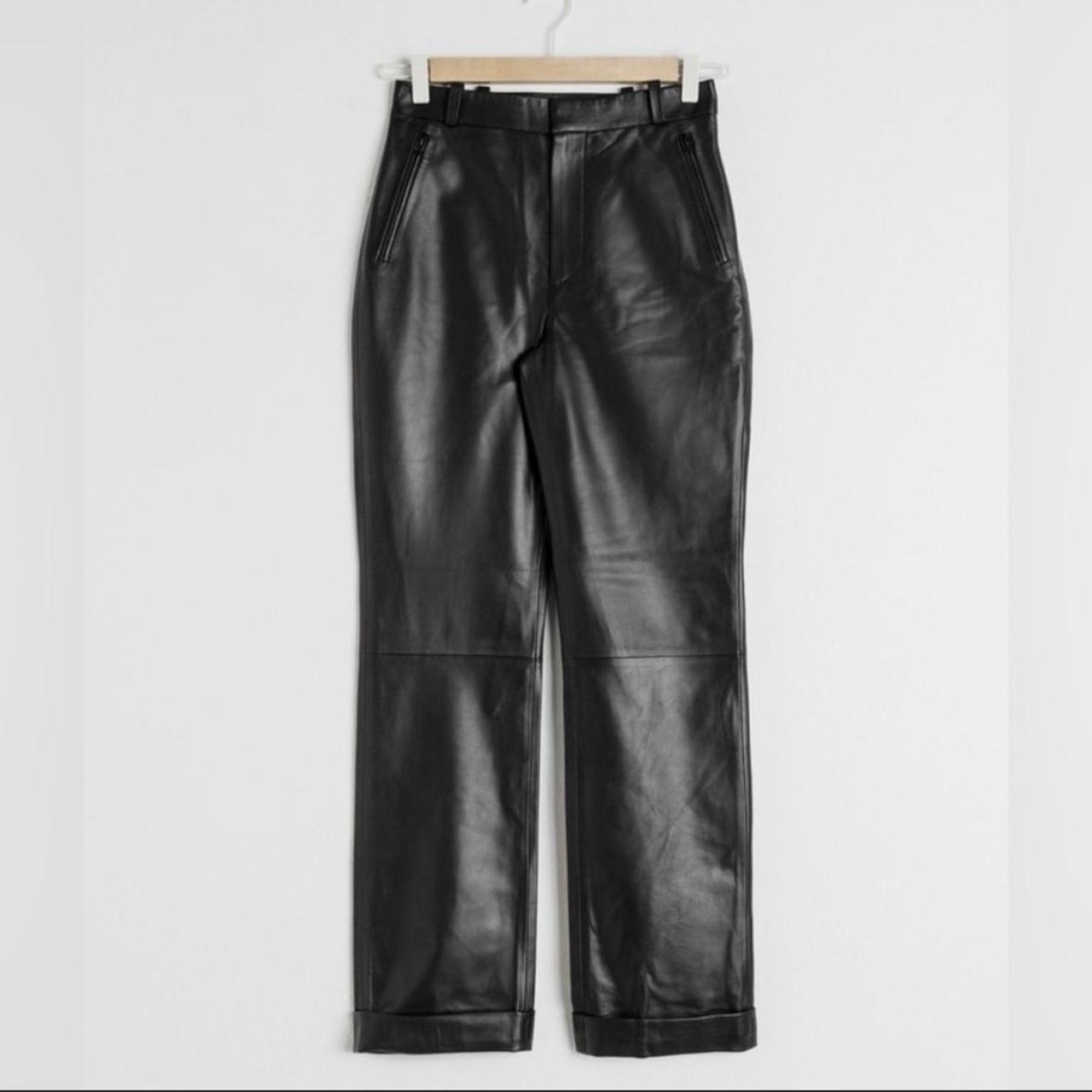 Other stories leather on sale pants