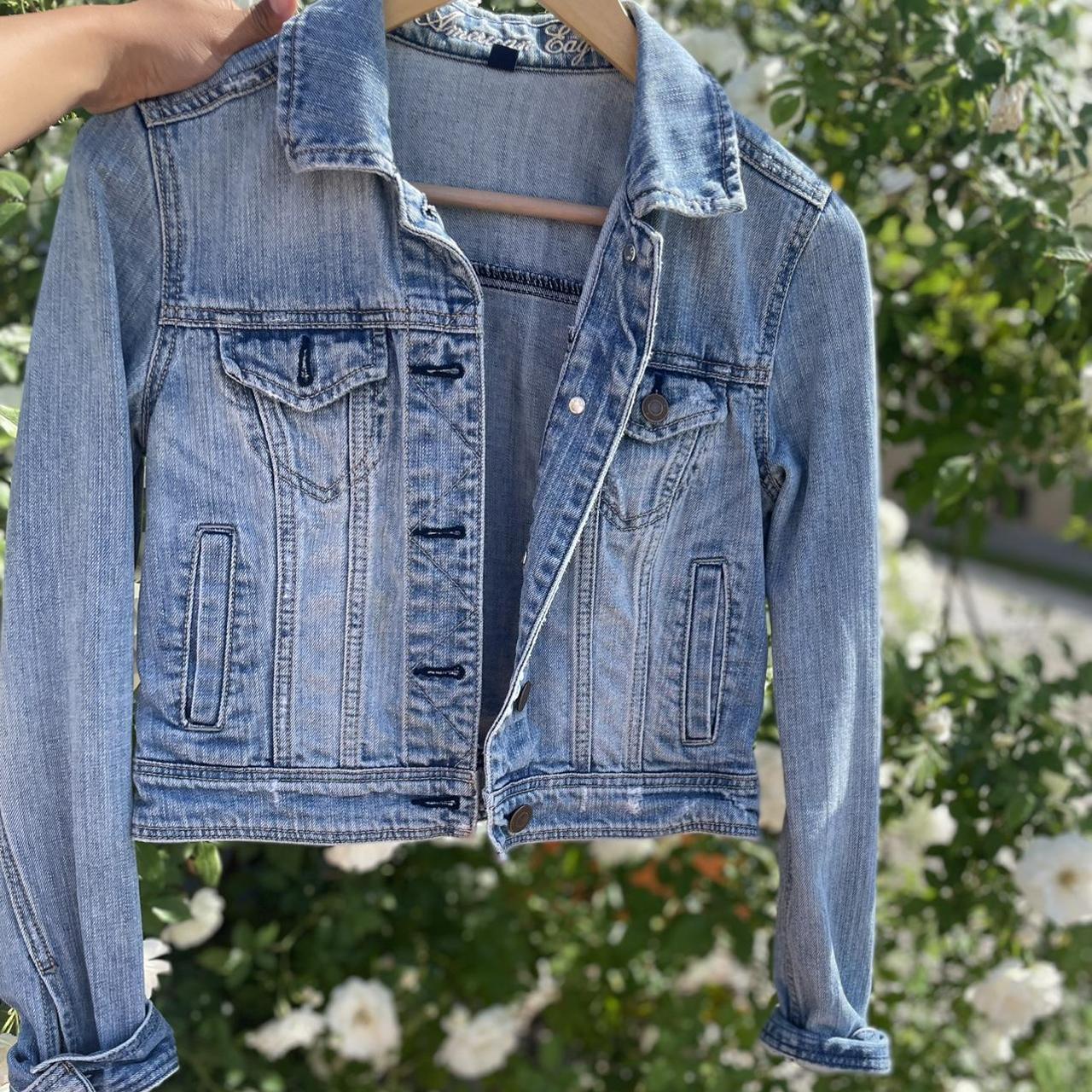 American Eagle denim jacket perfect condition... Depop