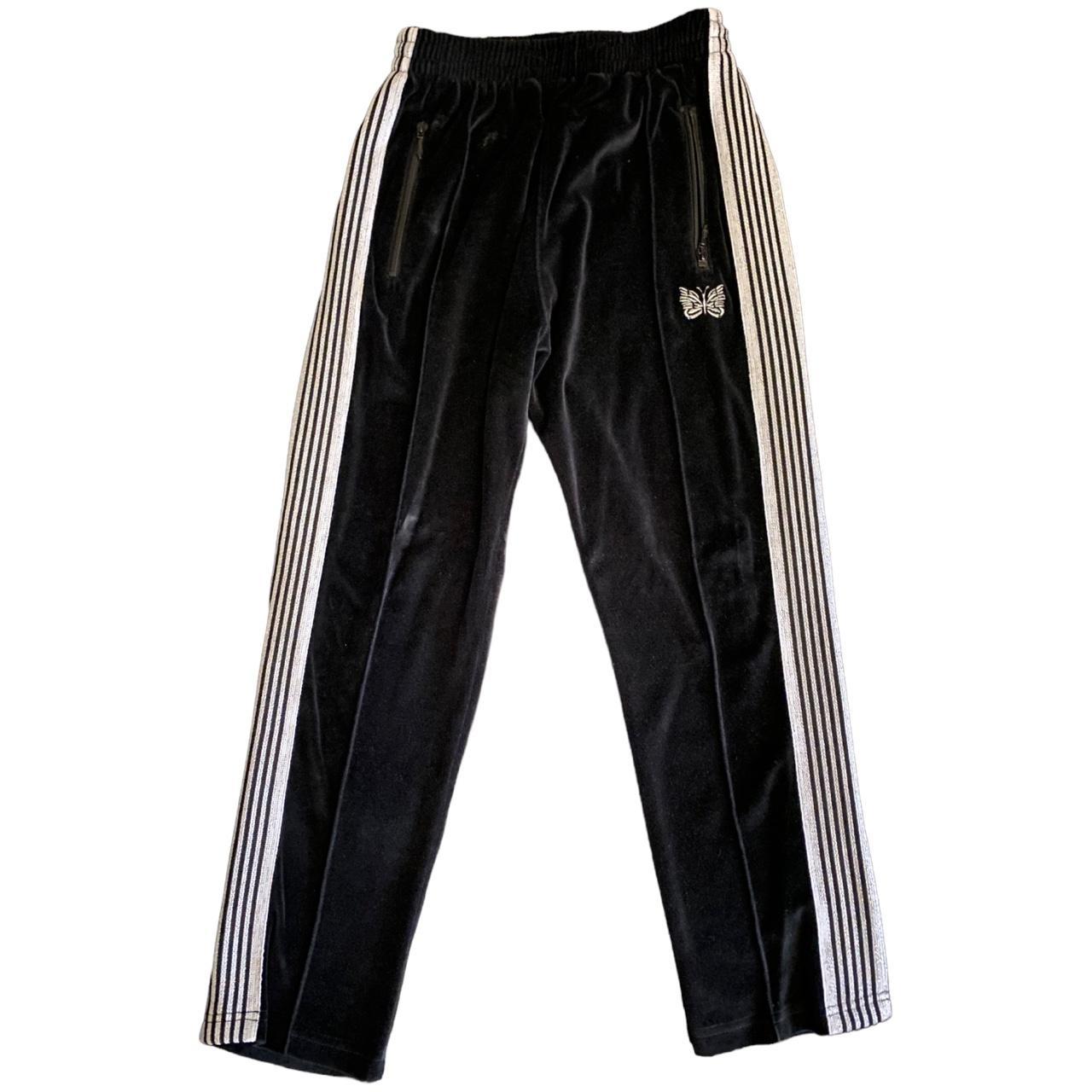 Needles Men's Black and Silver Joggers-tracksuits