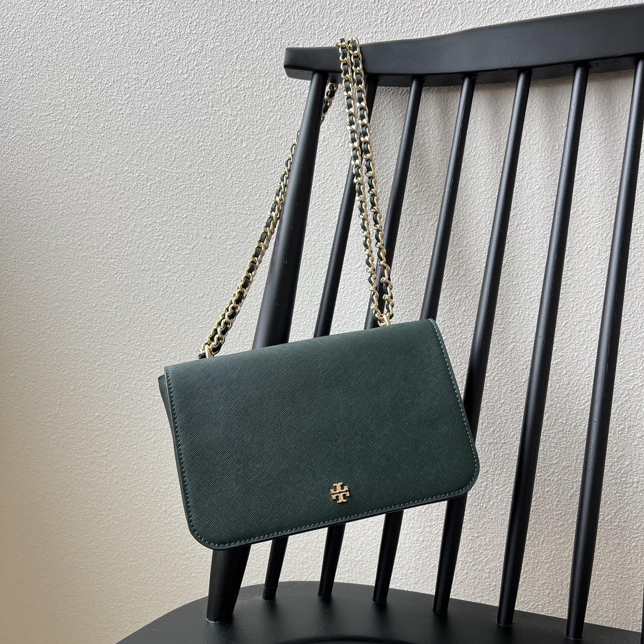 Tory burch outlet dark green bag