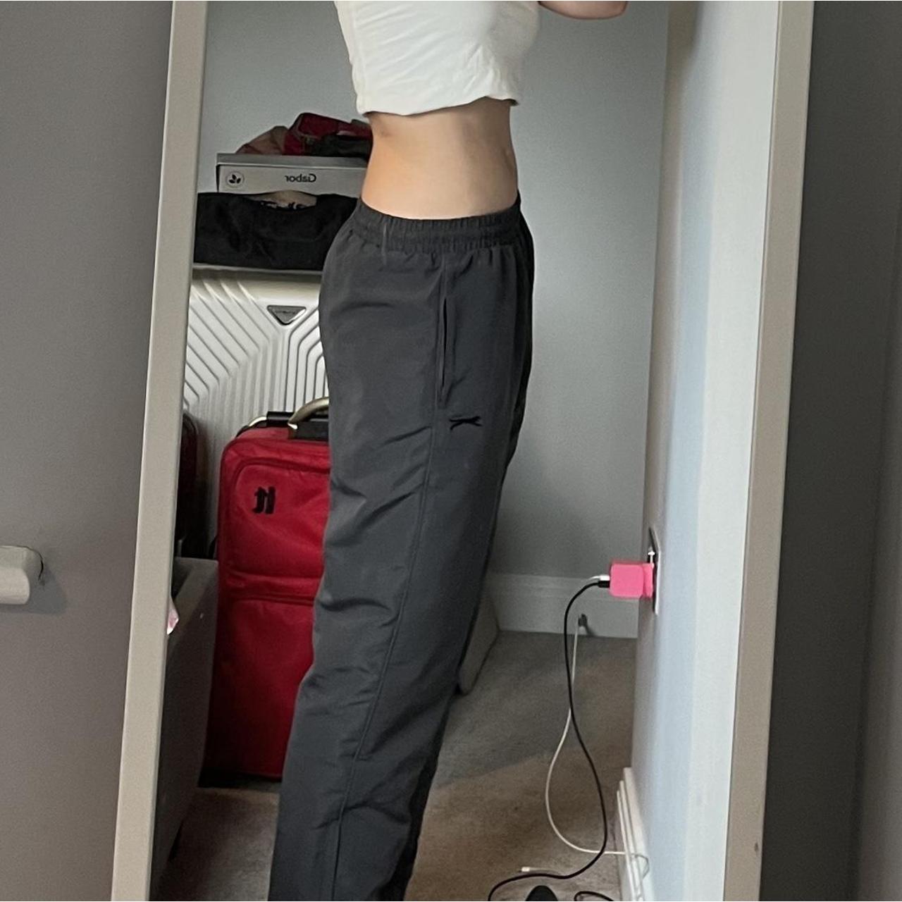 Grey Slazenger joggers Large Shown on someone Depop