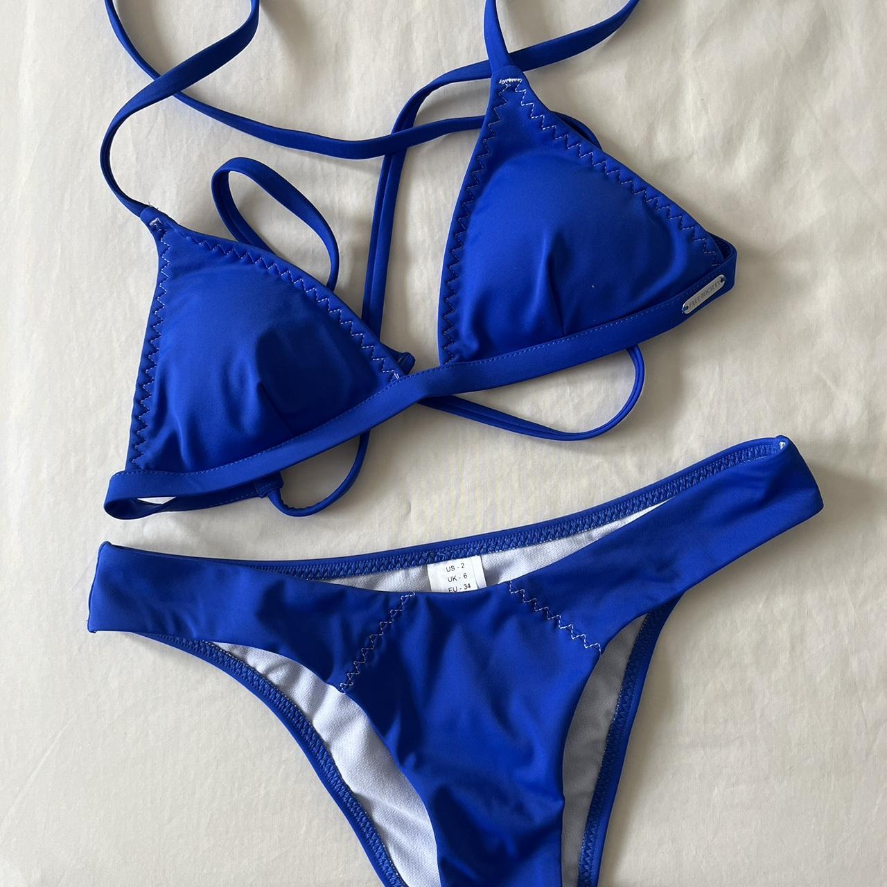 Women S Blue Bikinis And Tankini Sets Depop