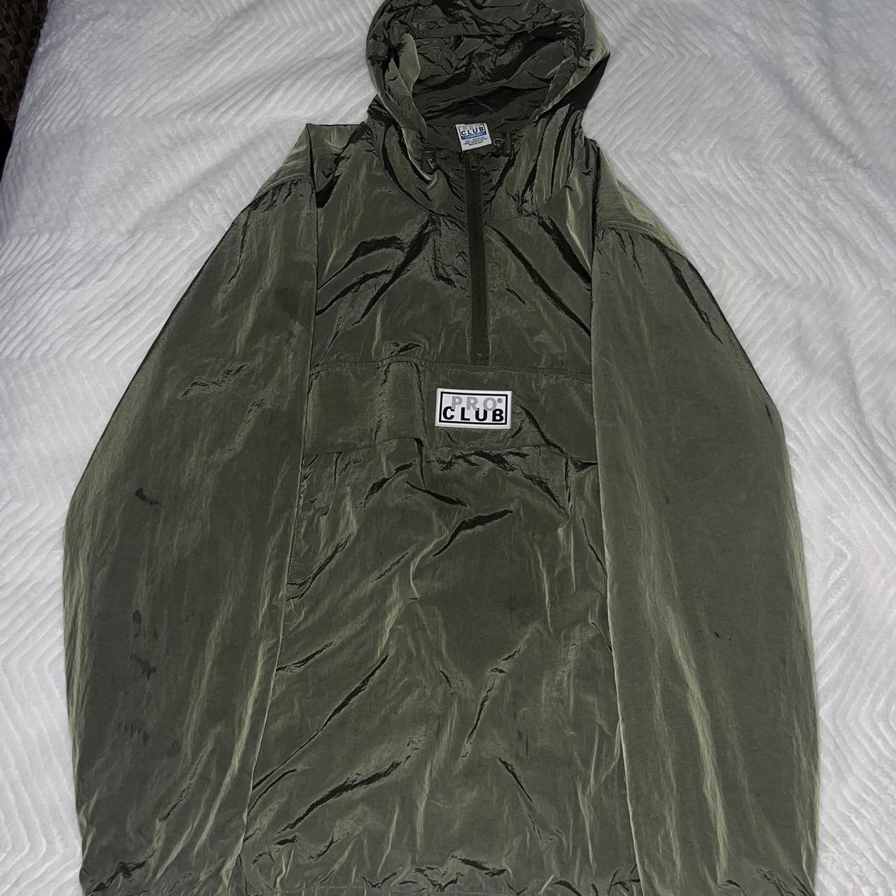 Pro Club Windbreaker fits true to size worn a. Depop