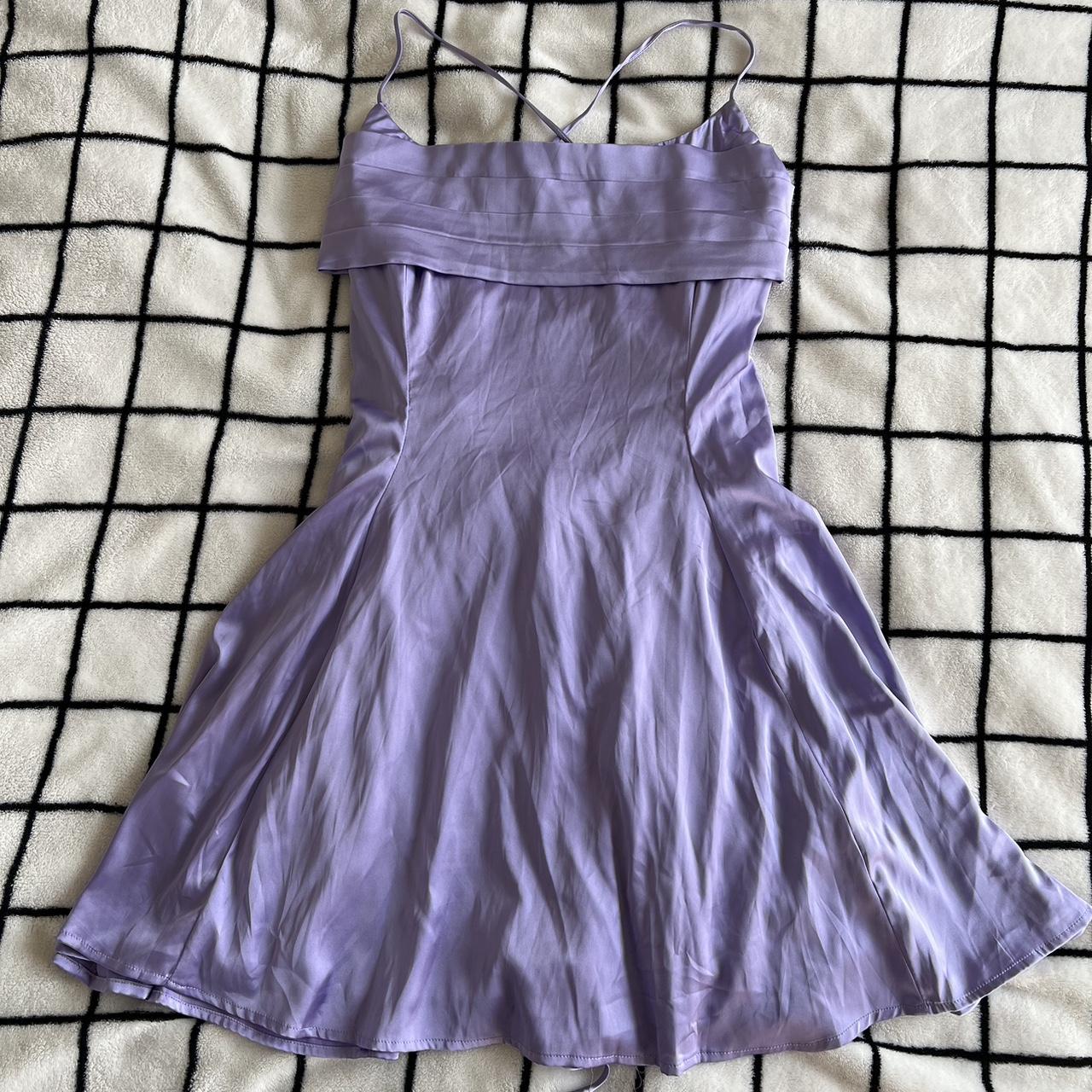 Lucy in the Sky Women's Purple Dress Depop
