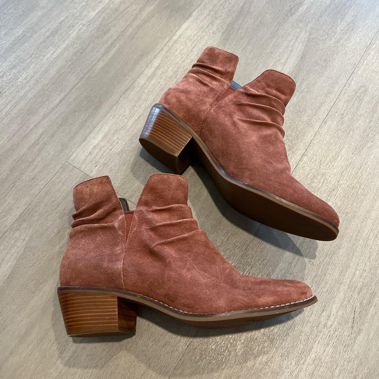 Cole Haan Alayna Slouch Booties Color Cherry