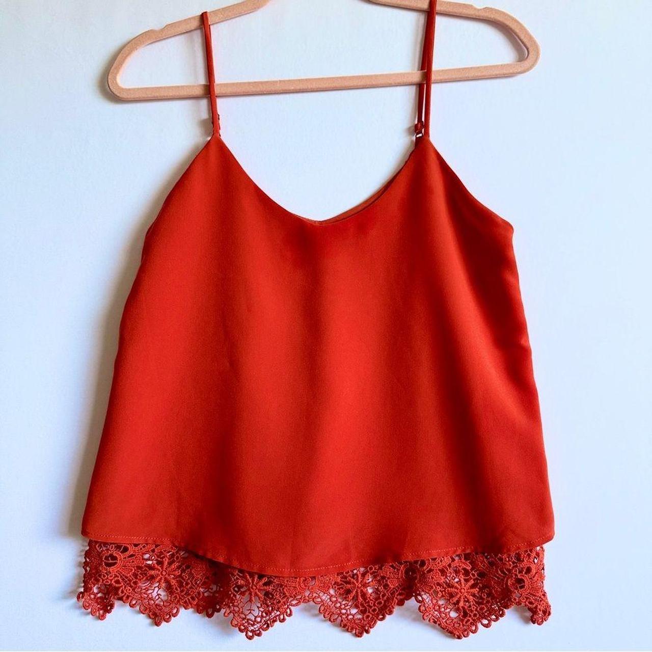 Source Unknown Women's Tank top - Red/Orange - XS… - image 1