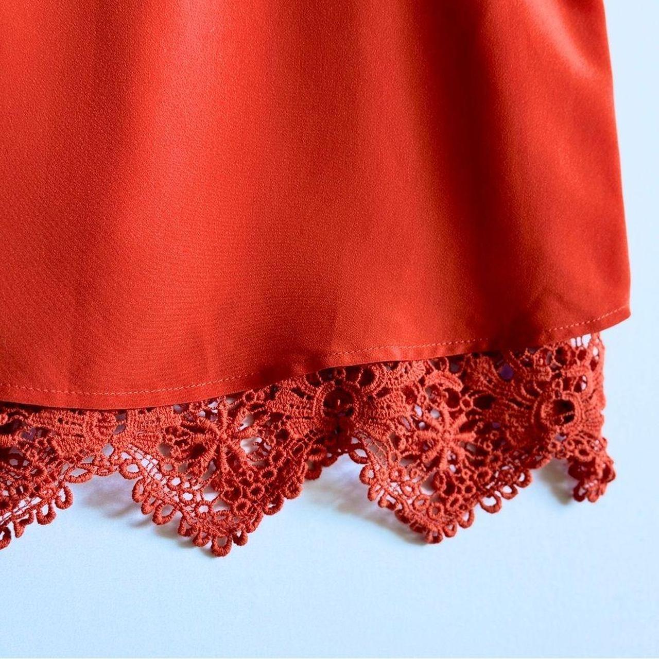 Source Unknown Women's Tank top - Red/Orange - XS… - image 2