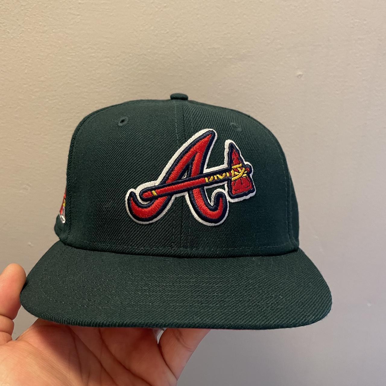 New Era 59Fifty Atlanta Braves Watermelon Fitted... Depop