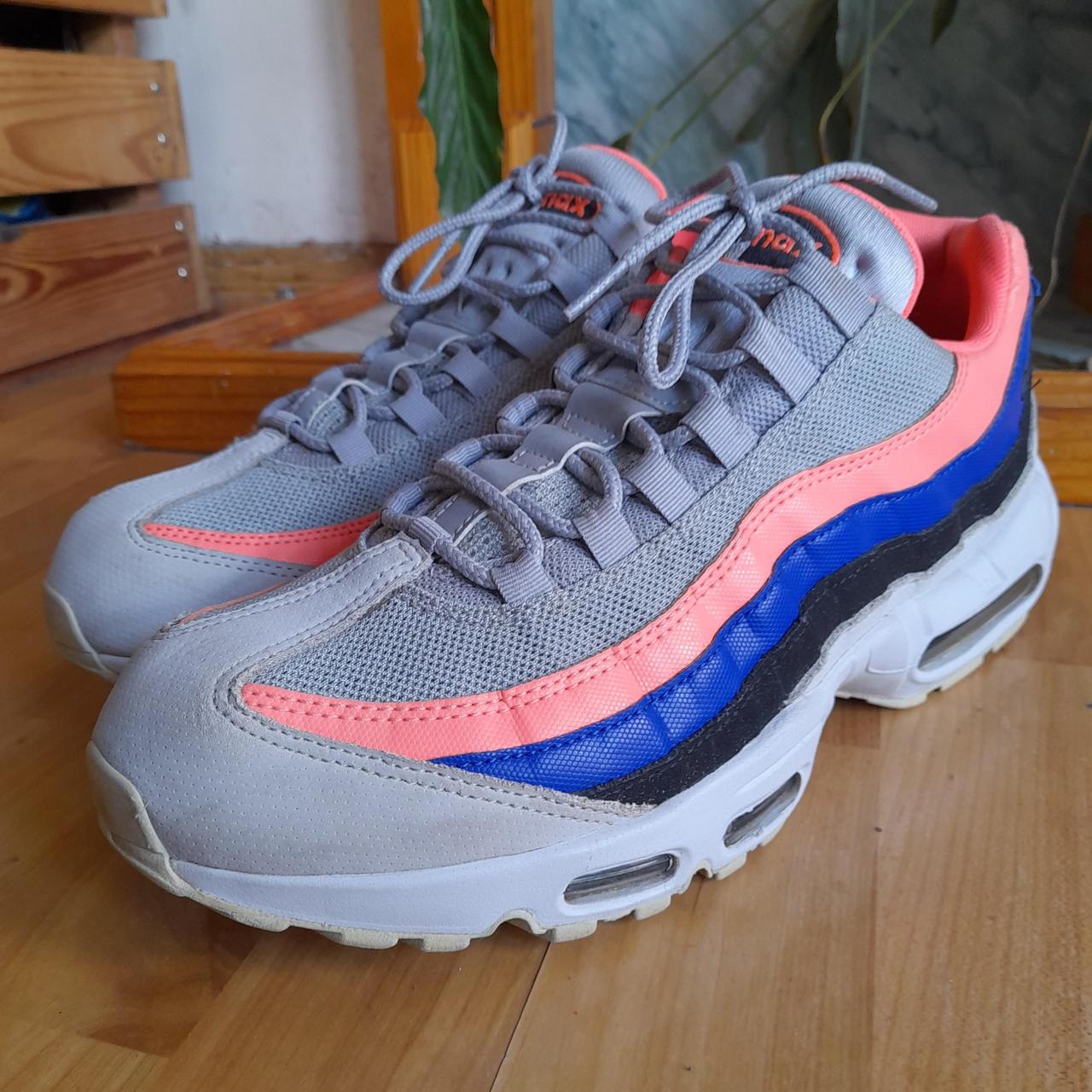 Nike air max 95 pink and fashion blue