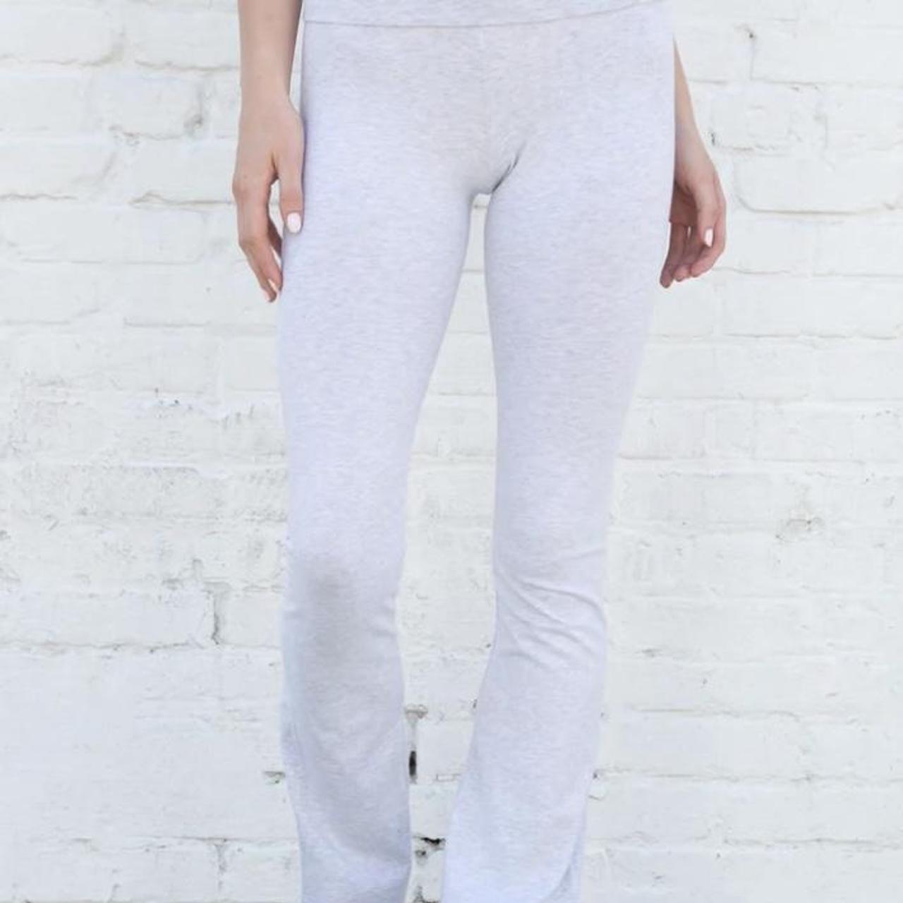 Brandy Melville Women's Grey Leggings Depop