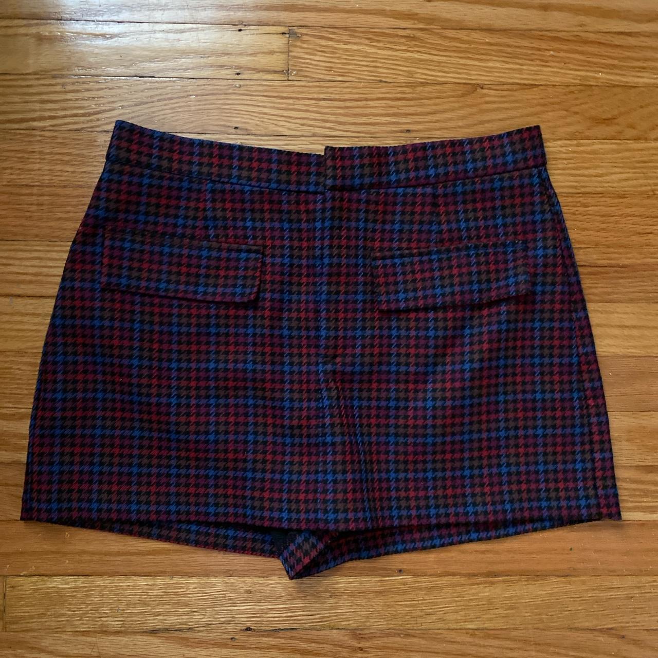 Zara plaid skort Size large Fits a waist 31-32 Only... - Depop