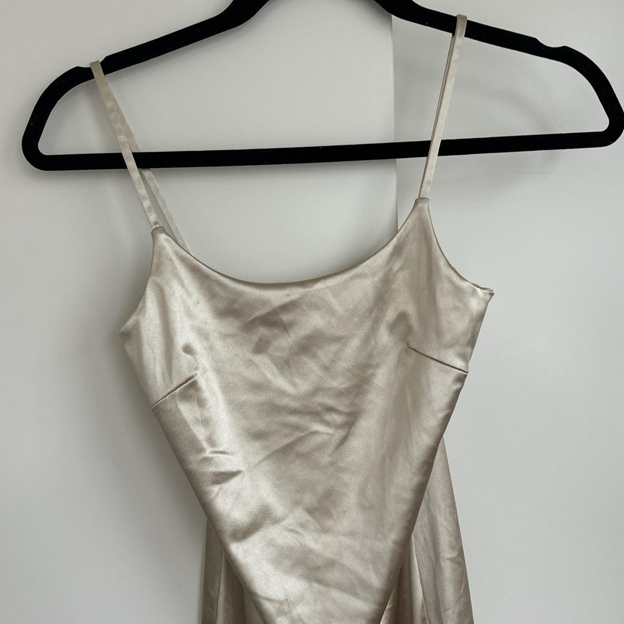 vintage haley & june mini dress material: stretchy... - Depop